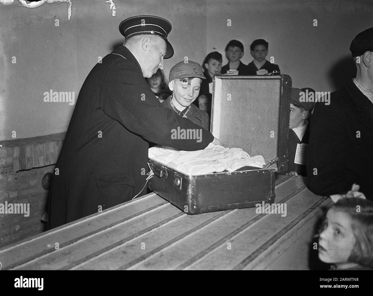 Bambini dalla Germania Data: 24 Novembre 1947 Parole Chiave: Sanità, bambini Foto Stock