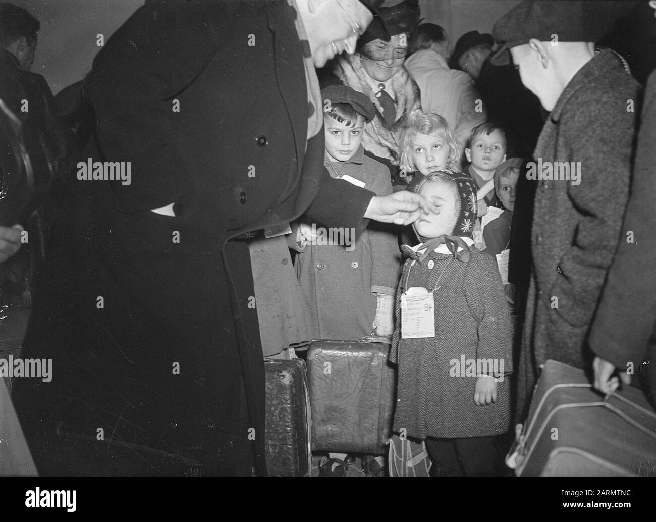 Bambini Dalla Germania Data: 25 Novembre 1947 Parole Chiave: Bambini Foto Stock