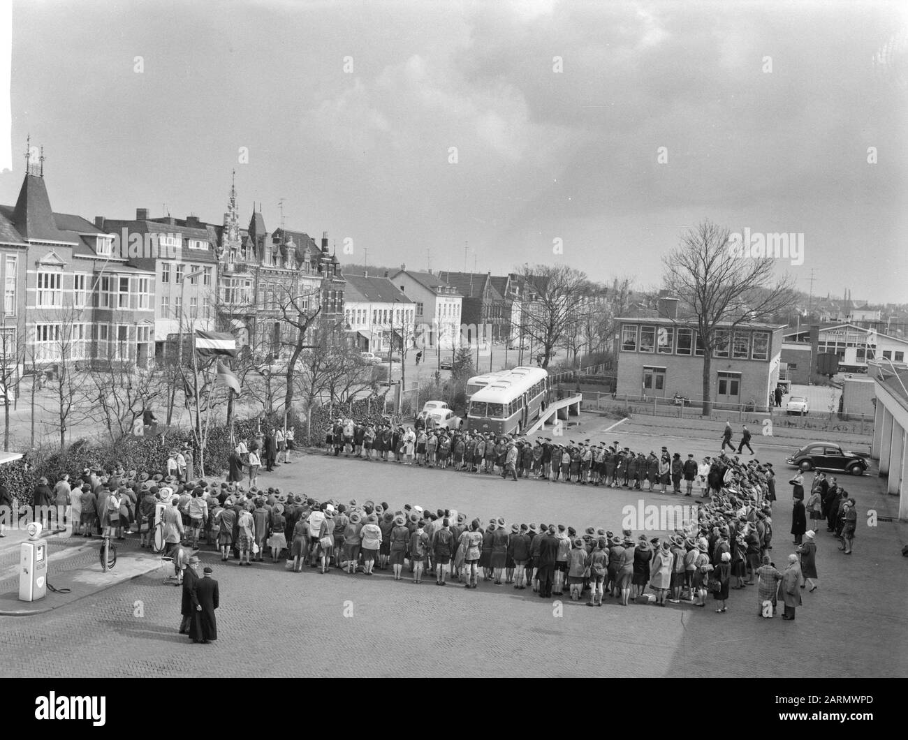 Movimento degli esploratori Cattolici a Roma (leader) Data: 13 Aprile 1962 Località: Italia, Roma Parole Chiave: Leader, scout Foto Stock