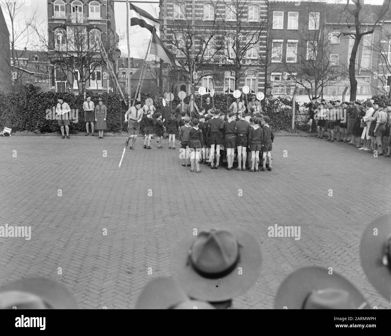 Movimento degli esploratori Cattolici a Roma (leader) Data: 13 Aprile 1962 Località: Italia, Roma Parole Chiave: Leader, scout Foto Stock