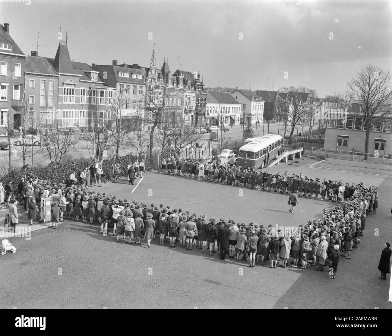 Movimento degli esploratori Cattolici a Roma (leader) Data: 13 Aprile 1962 Località: Italia, Roma Parole Chiave: Leader, scout Foto Stock