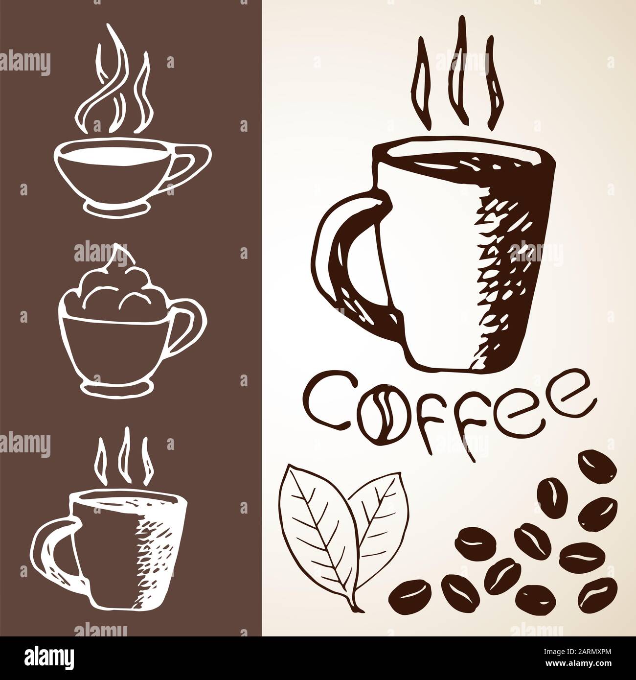 Due Tazze Caffè Cappuccino Con Simbolo Halloween Latte Art Schiuma - Foto  Stock: Foto, Immagini © antonvladimirov333.gmail.com 322556856