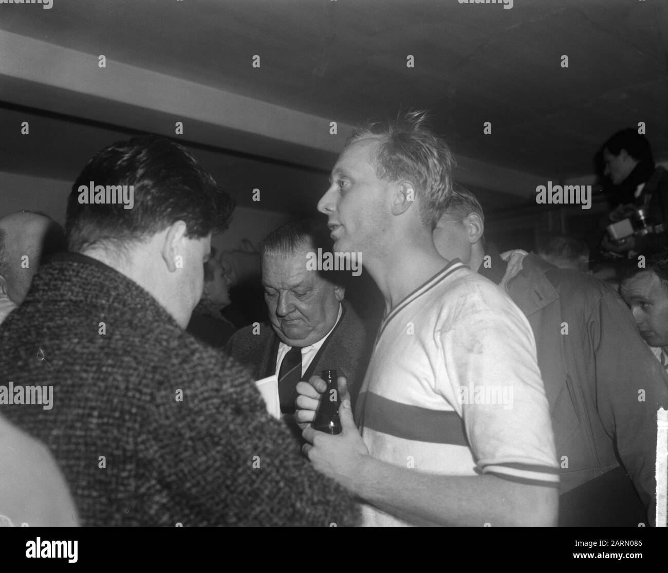 Europa Cup 1. Feyenoord vs Reims 1-1. Klassens Data: 13 Marzo 1963 Località: Rotterdam, Zuid-Holland Nome Personale: Klassens Nome Dell'Istituzione: Feyenoord Foto Stock