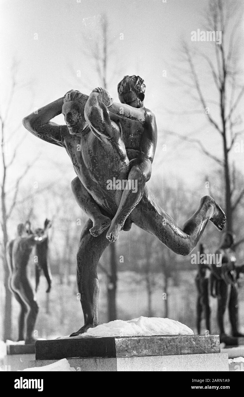 Vigelunds Kultur Park A Oslo Data: 14 Febbraio 1967 Ubicazione: Oslo Parole Chiave: Immagini Nome Dell'Istituto: Vigelunds Kultur Park Foto Stock