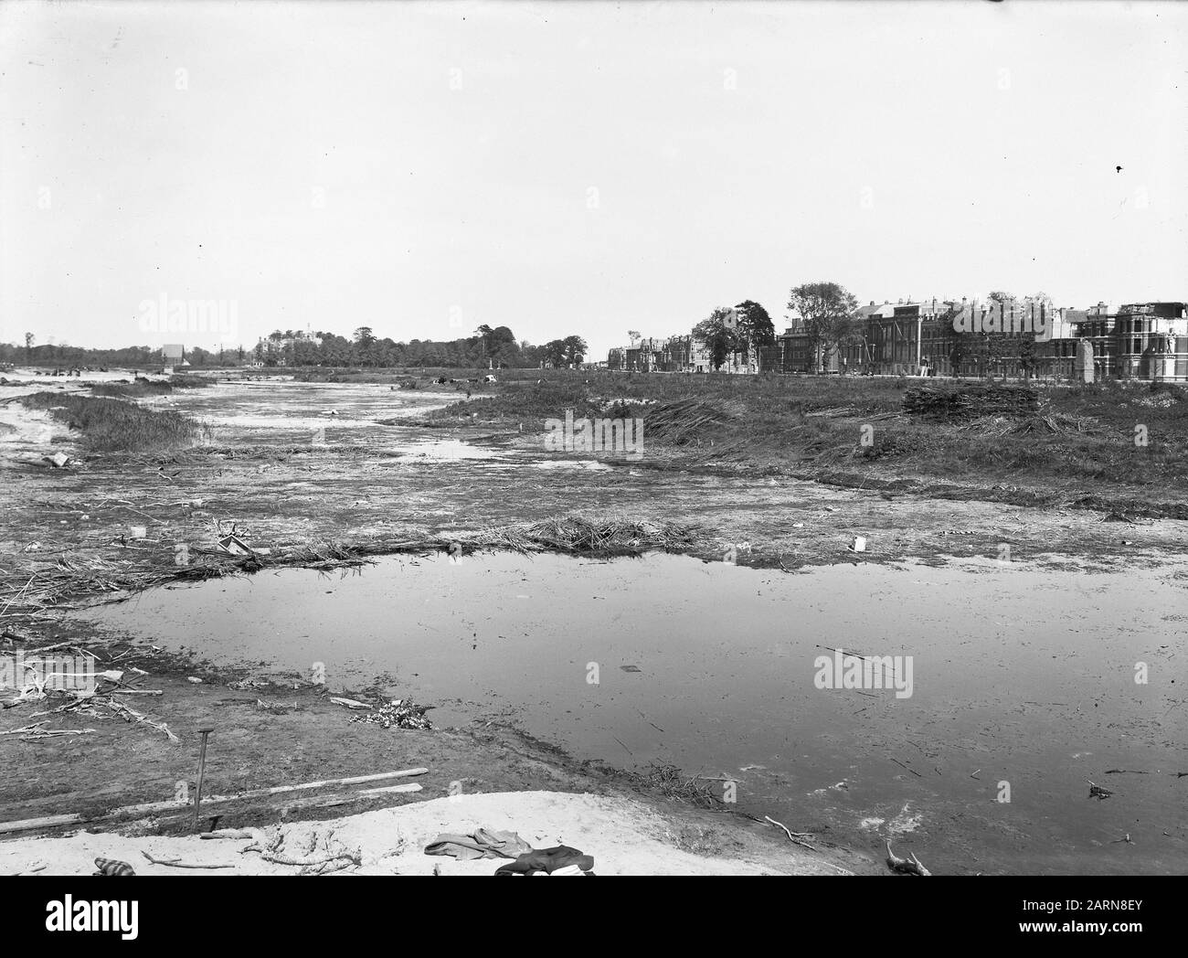 Terreni, stagni, panoramiche, haagse bos Data: 1948 Parole Chiave: Panoramiche, terreni, stagni Nome personale: Haagse bos Foto Stock