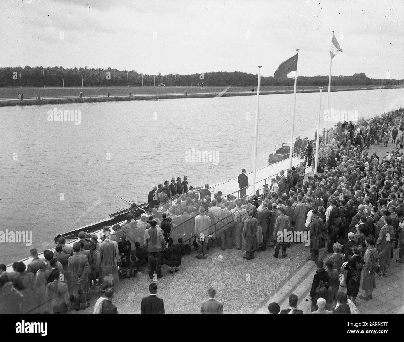 European Women'S Rowing Championships Amsterdam Data: 22 Agosto 1954 Luogo: Amsterdam, Noord-Holland Parole Chiave: Women'S Rowing Championships Foto Stock