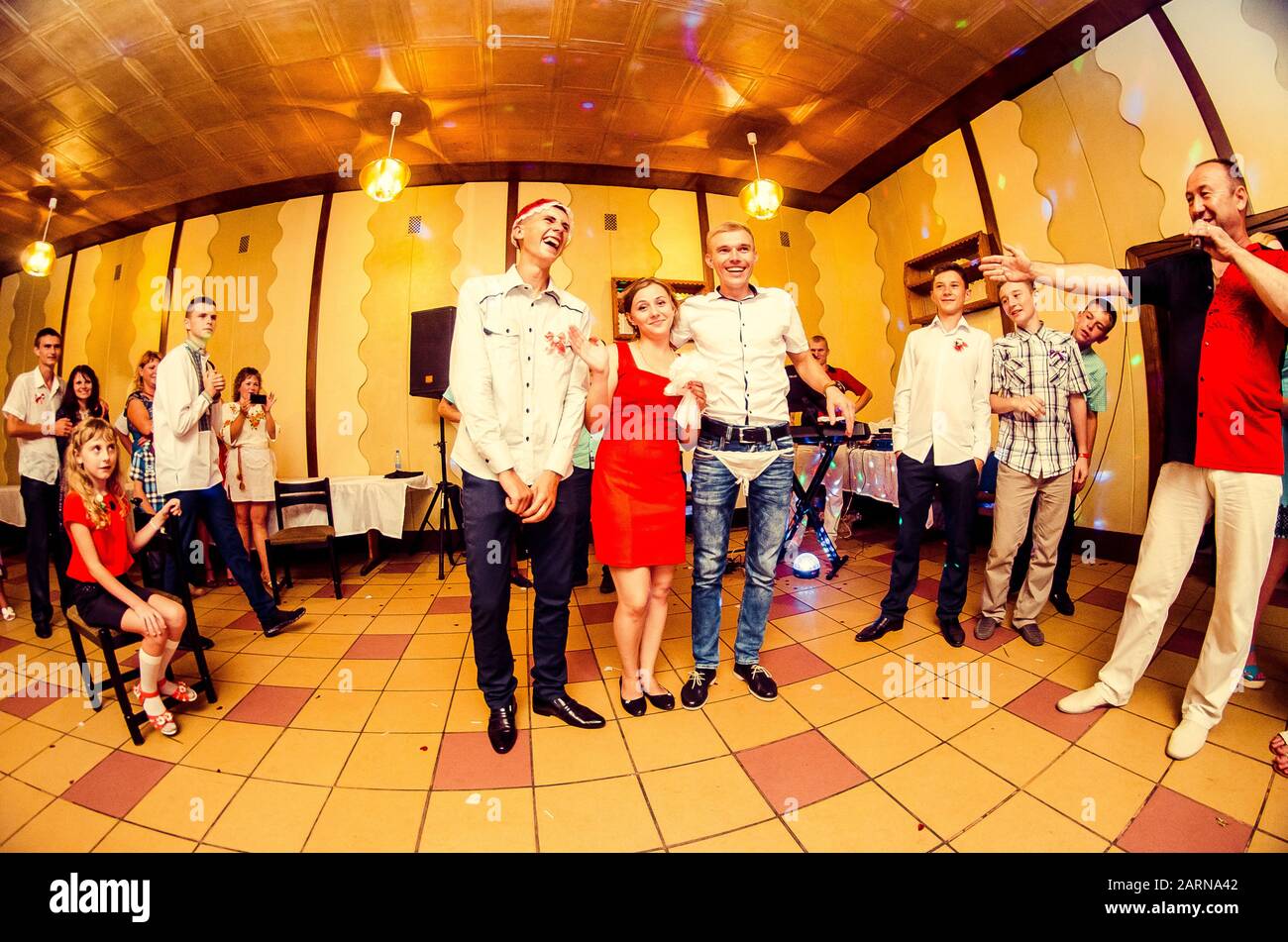 Ucraino matrimonio tradizionale Lutsk Ucraina 28.10.2016 Foto Stock