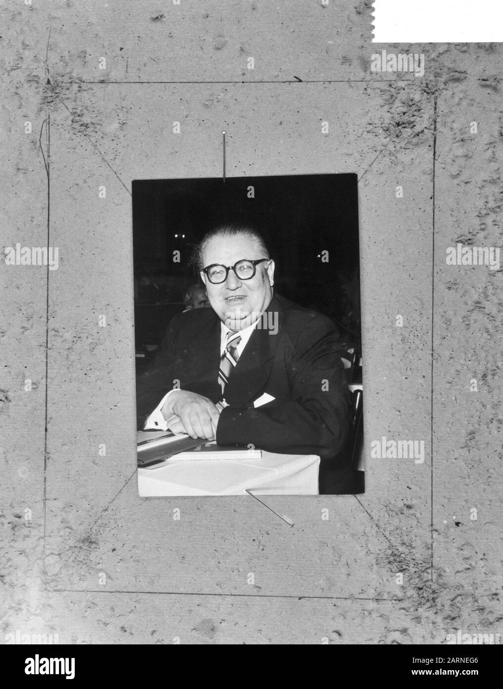 Dr. Pittermann della Socialista Internazionale Data: 27 ottobre 1965 Parole Chiave: Ritratto Foto Stock
