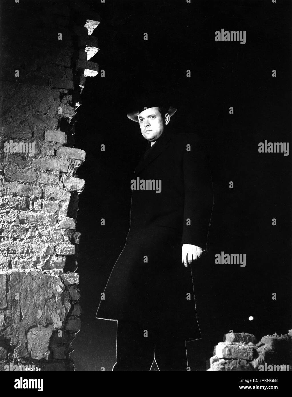 Orson WELLES come Harry Lime nel TERZO UOMO 1949 regista CAROL REED sceneggiatura GRAHAM GREENE produttore ALEXANDER KORDA London Film Productions / British Lion Film Corporation Foto Stock