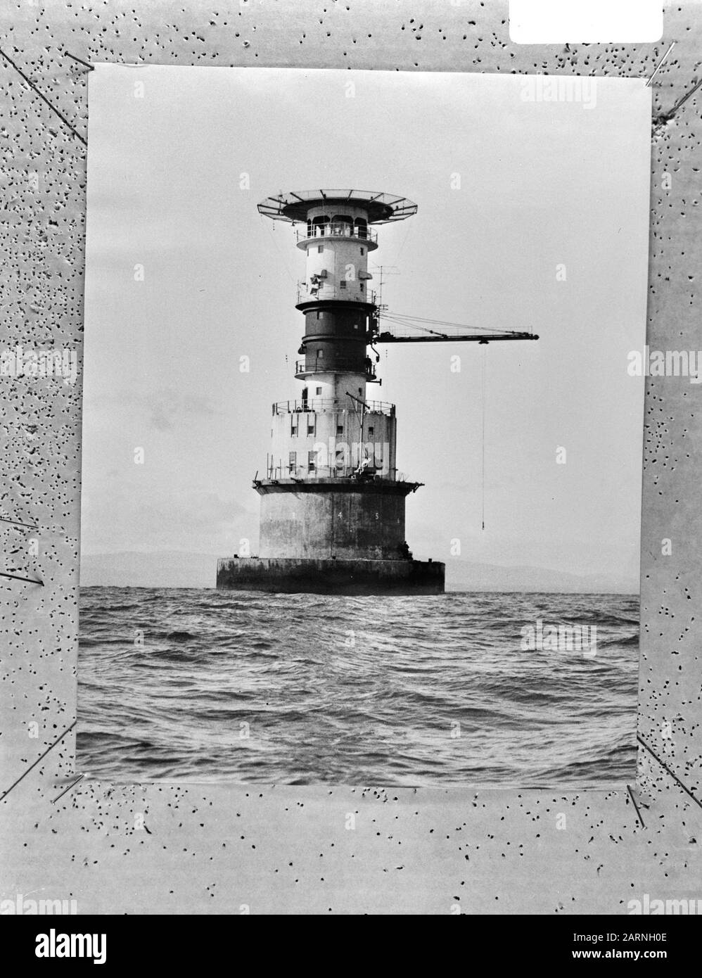 Lighthouse Royal Sovereign Annotation: Repro di foto Data: 21 maggio 1971 Parole Chiave: Fari, mari Foto Stock