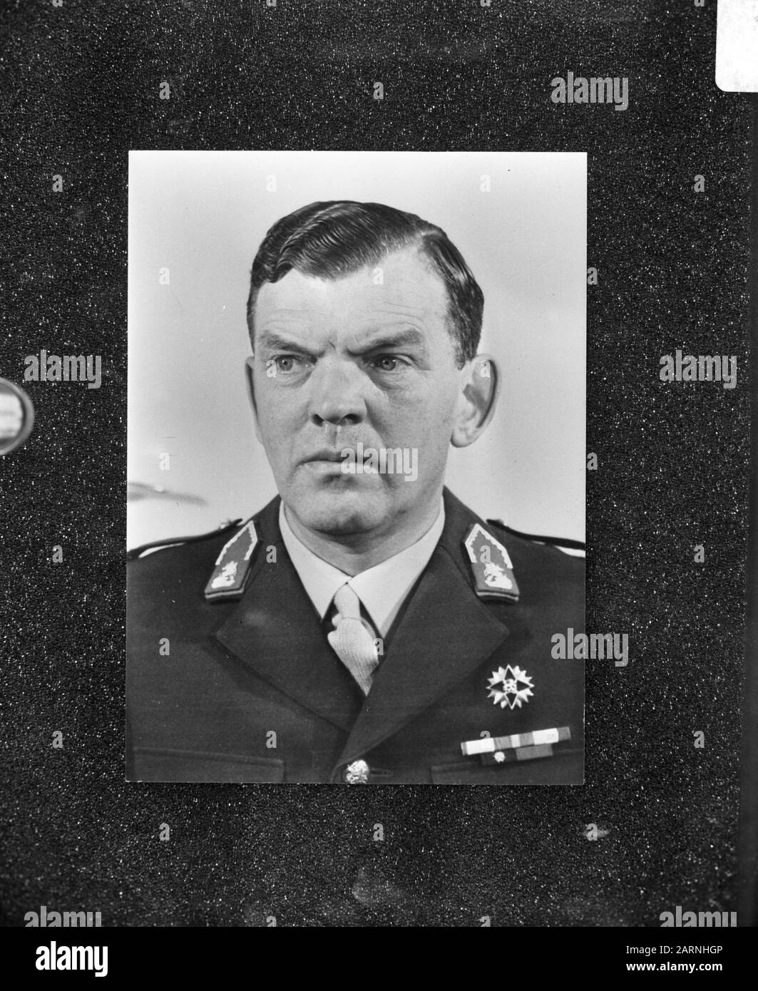 Ispettore generale W. H. de Savorin Lohman kop Data: 14 settembre 1976 Nome personale: W. H. de Savorin Lohman Foto Stock