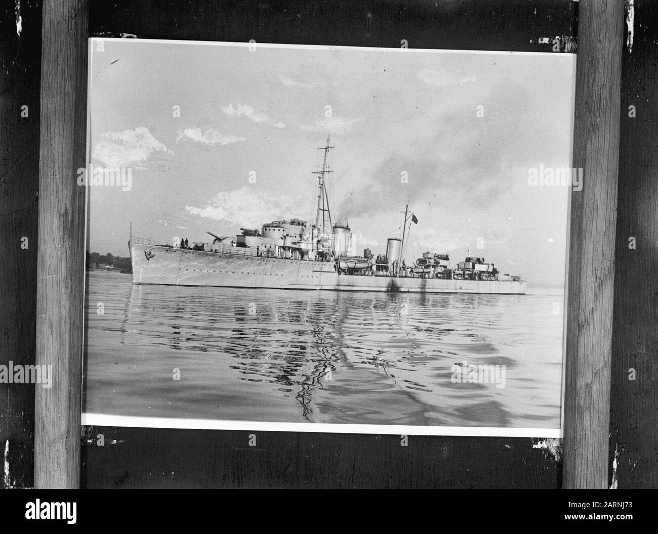 Cacciatorpediniere della seconda guerra mondiale Foto e Immagini Stock