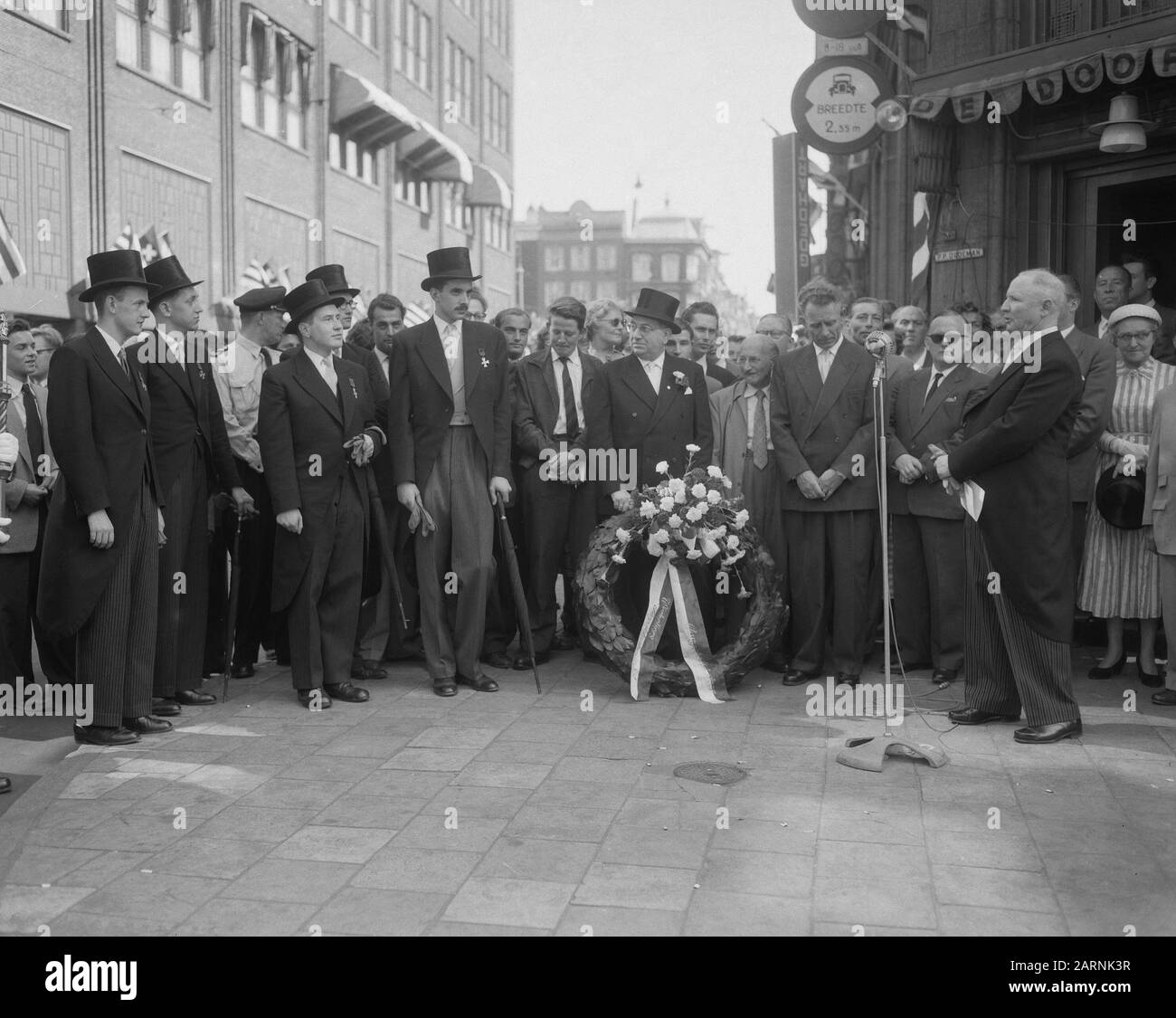 Messa In Funzione Spees Plees. Frederiksplein Data: 28 Giugno 1957 Parole Chiave: Messa In Funzione Foto Stock