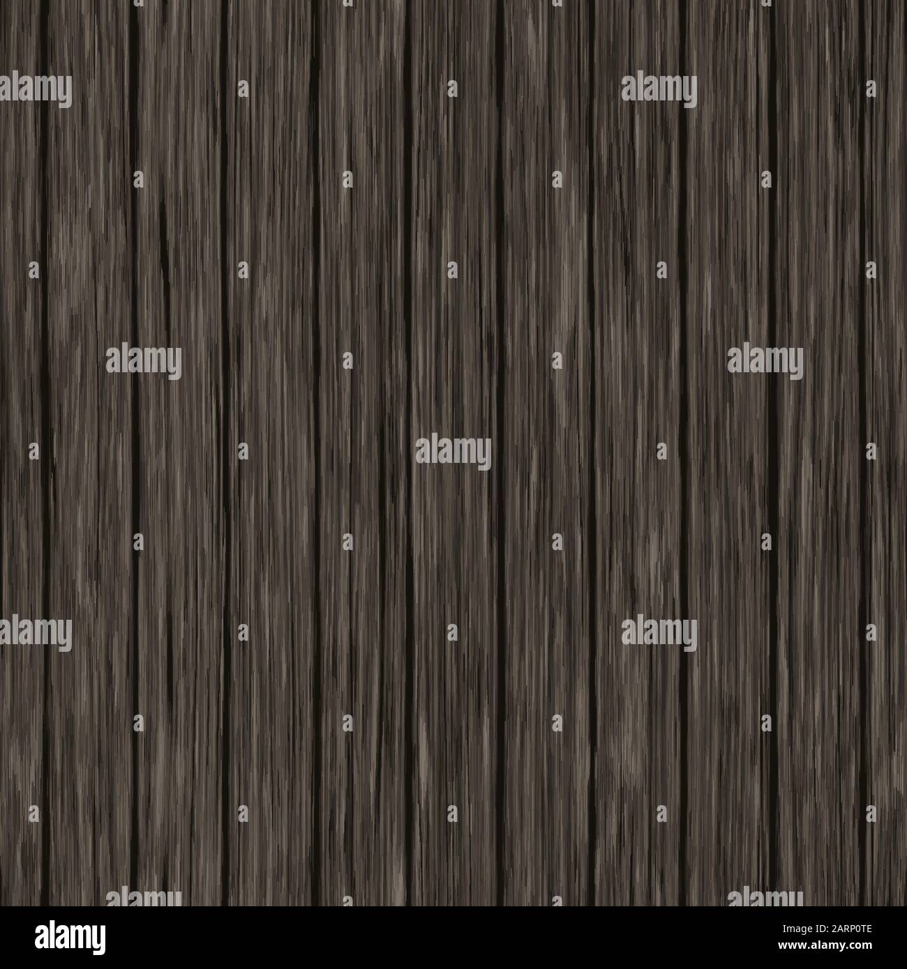 Struttura in legno scuro parete in legno senza cuciture Illustrazione Vettoriale