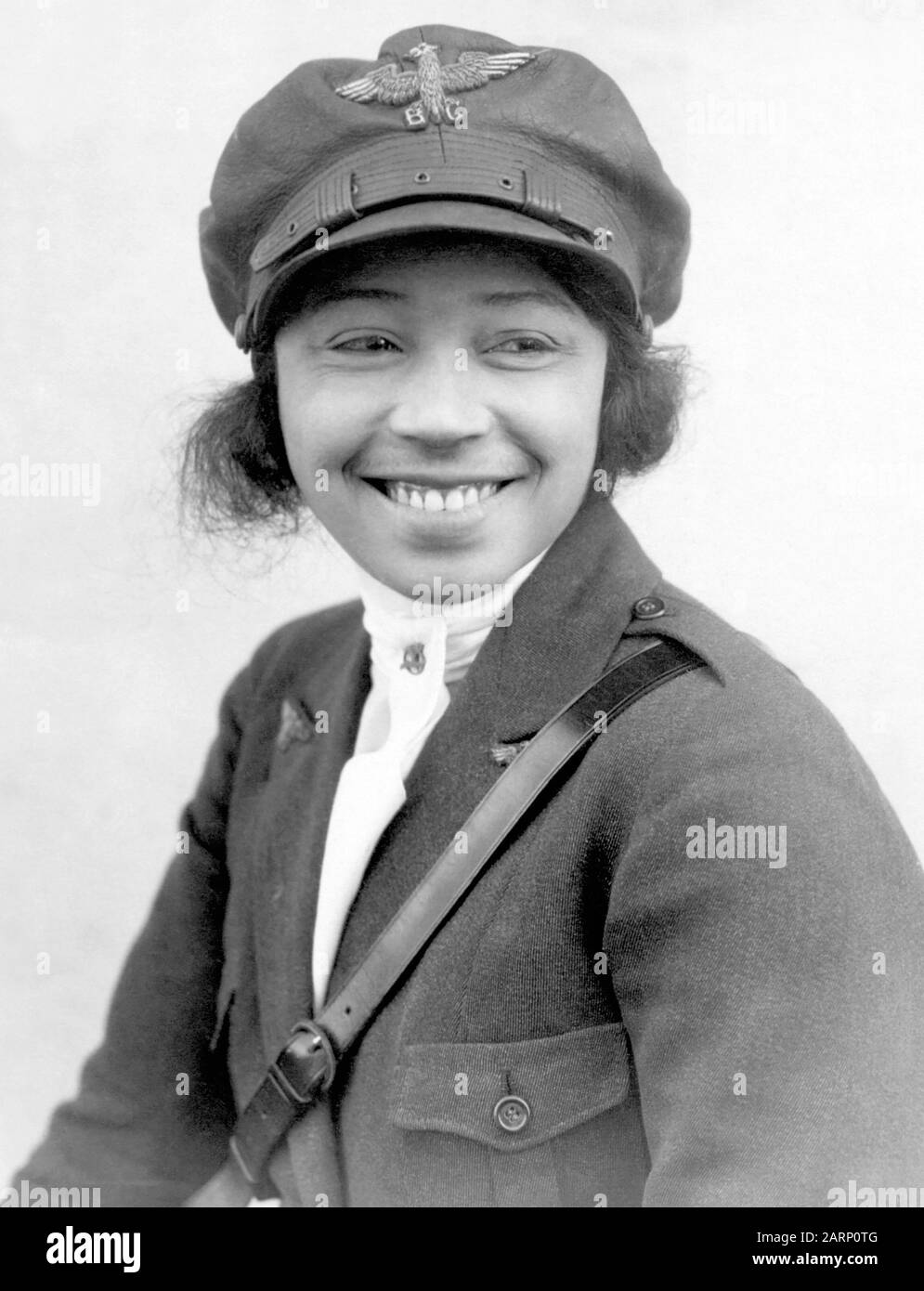 Bessie COLEMAN (1892-1926) aviatore pioniere americano nel 1923 Foto Stock