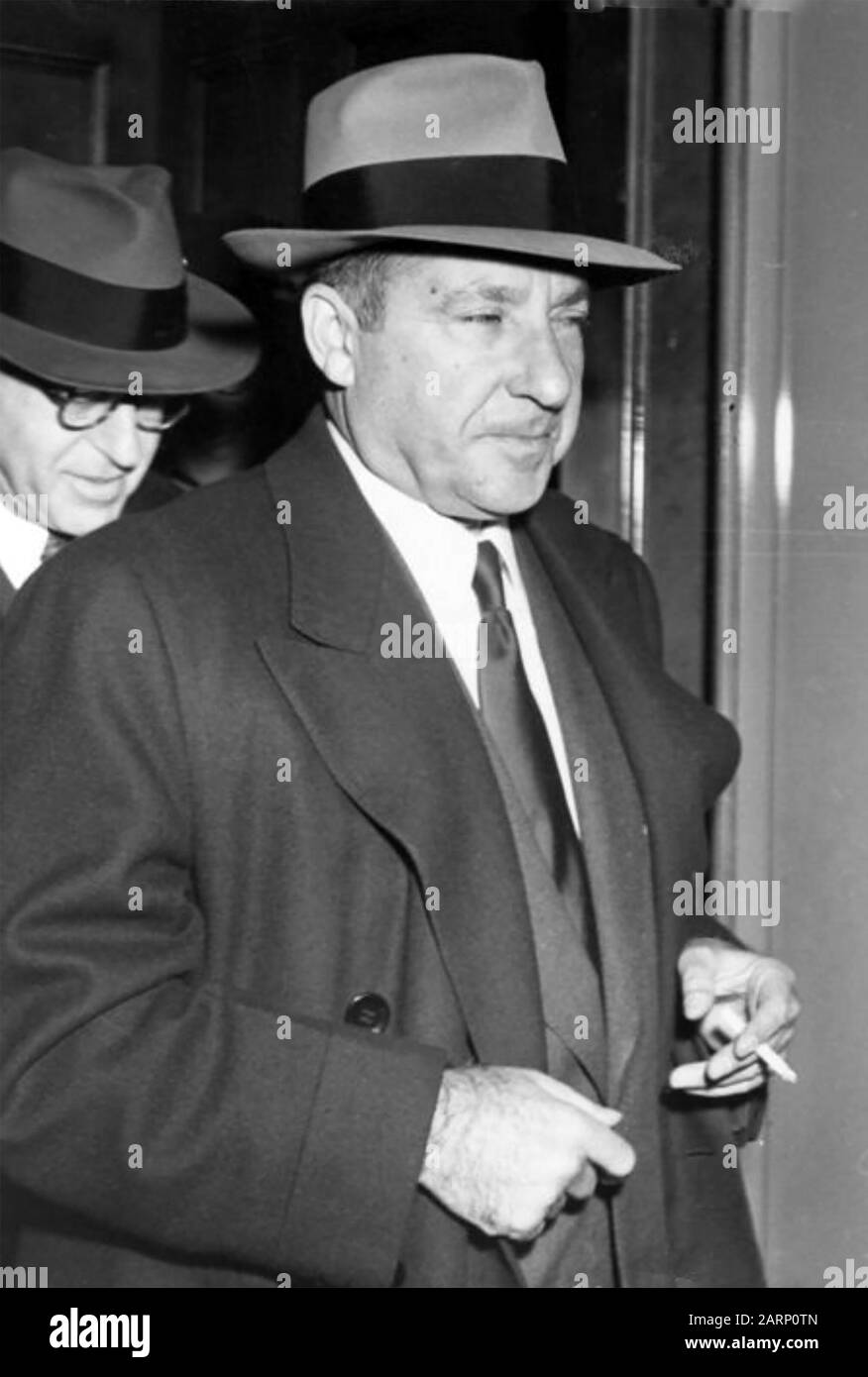 Frank COSTELLO (1891-1973), capo della banda genovese della criminalità italo-americana Foto Stock