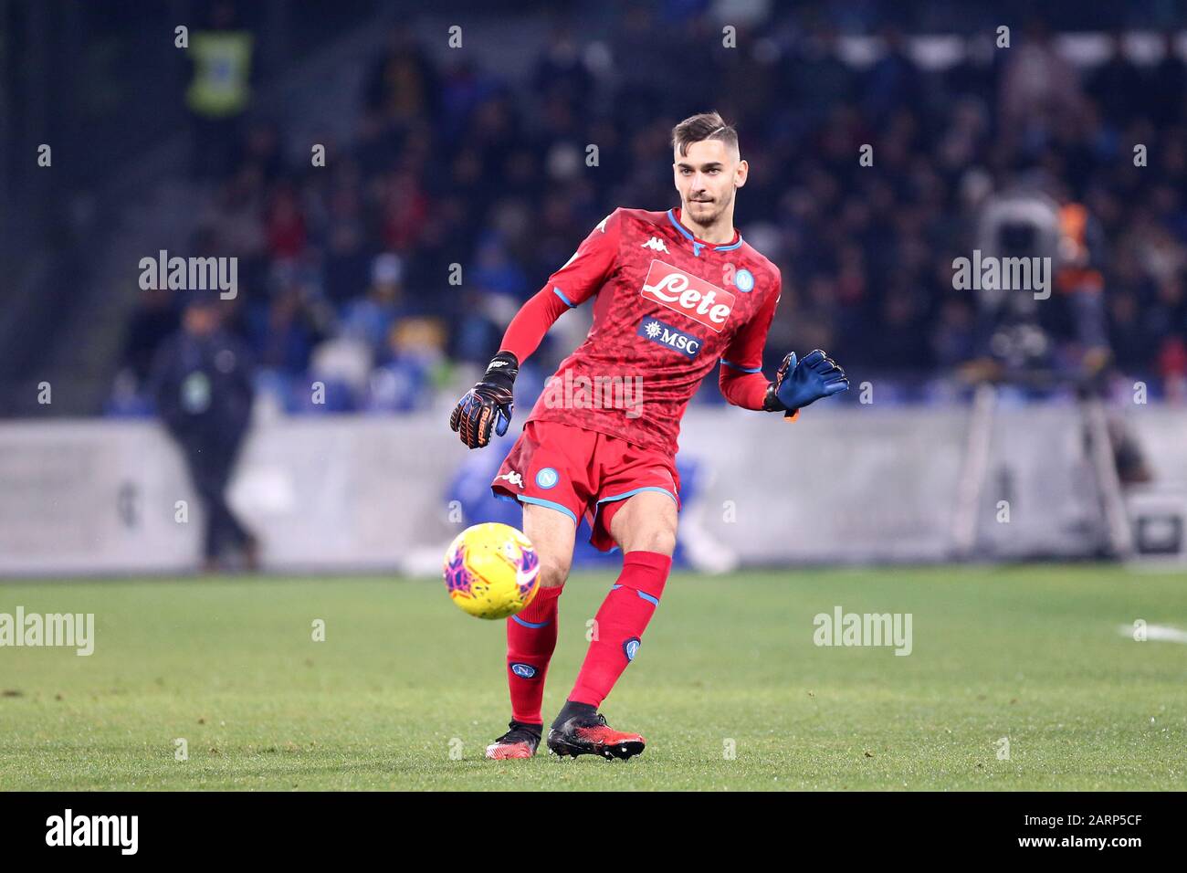 Napoli. Italia. 26th gennaio 2020. Serie Italiana A. Ssc Napoli Vs Juventus Fc. Alex Meret Del Ssc Napoli. Foto Stock