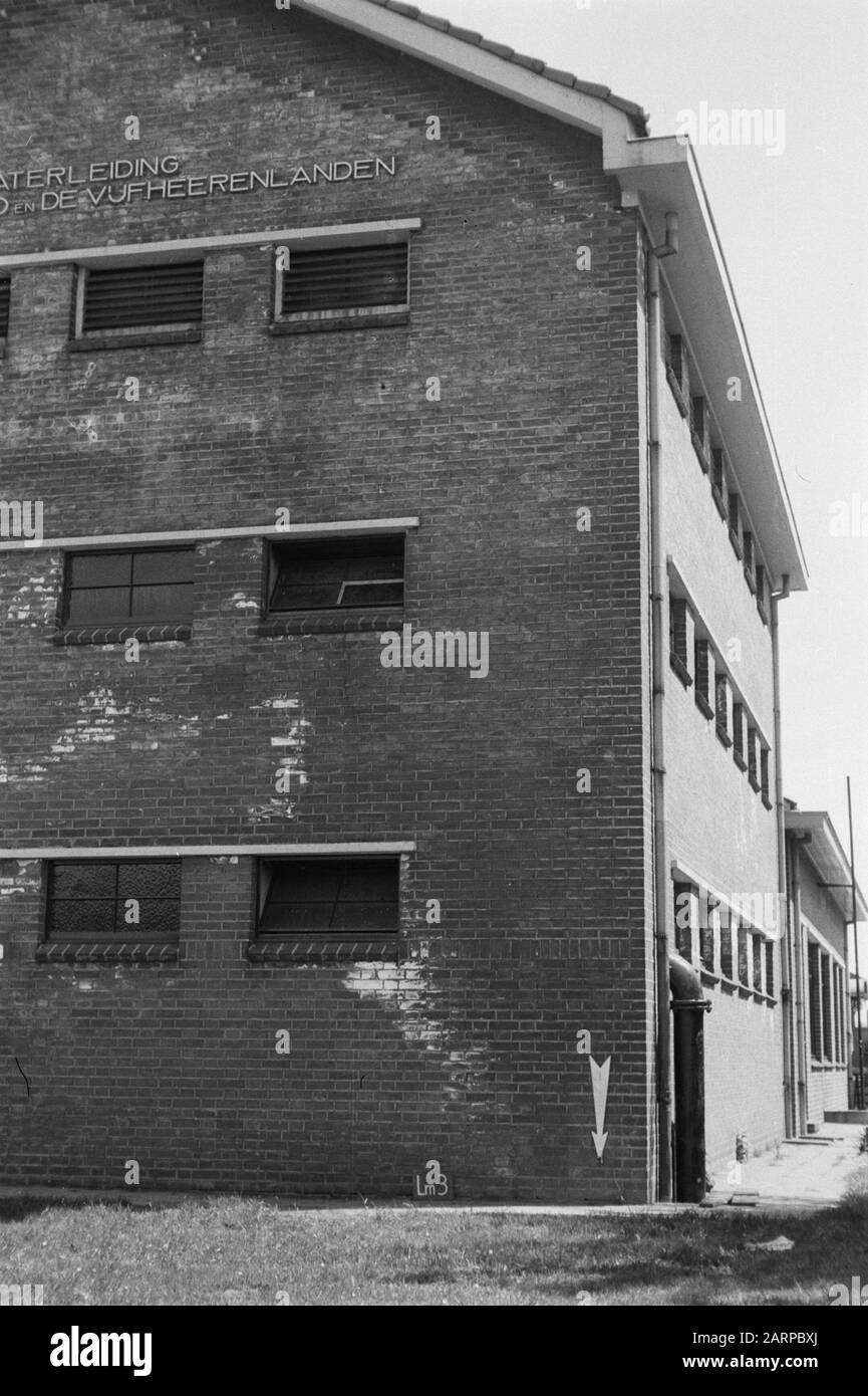 Punti fissi Servizio culturale costruzione della conduttura D'Acqua in Lexmond (swap suddivision Vijfheerenlanden) Annotation: LM-3. Cinque Heerenlanden Parole Chiave: Consolidamento del terreno, regolazione dell'acqua del terreno Foto Stock