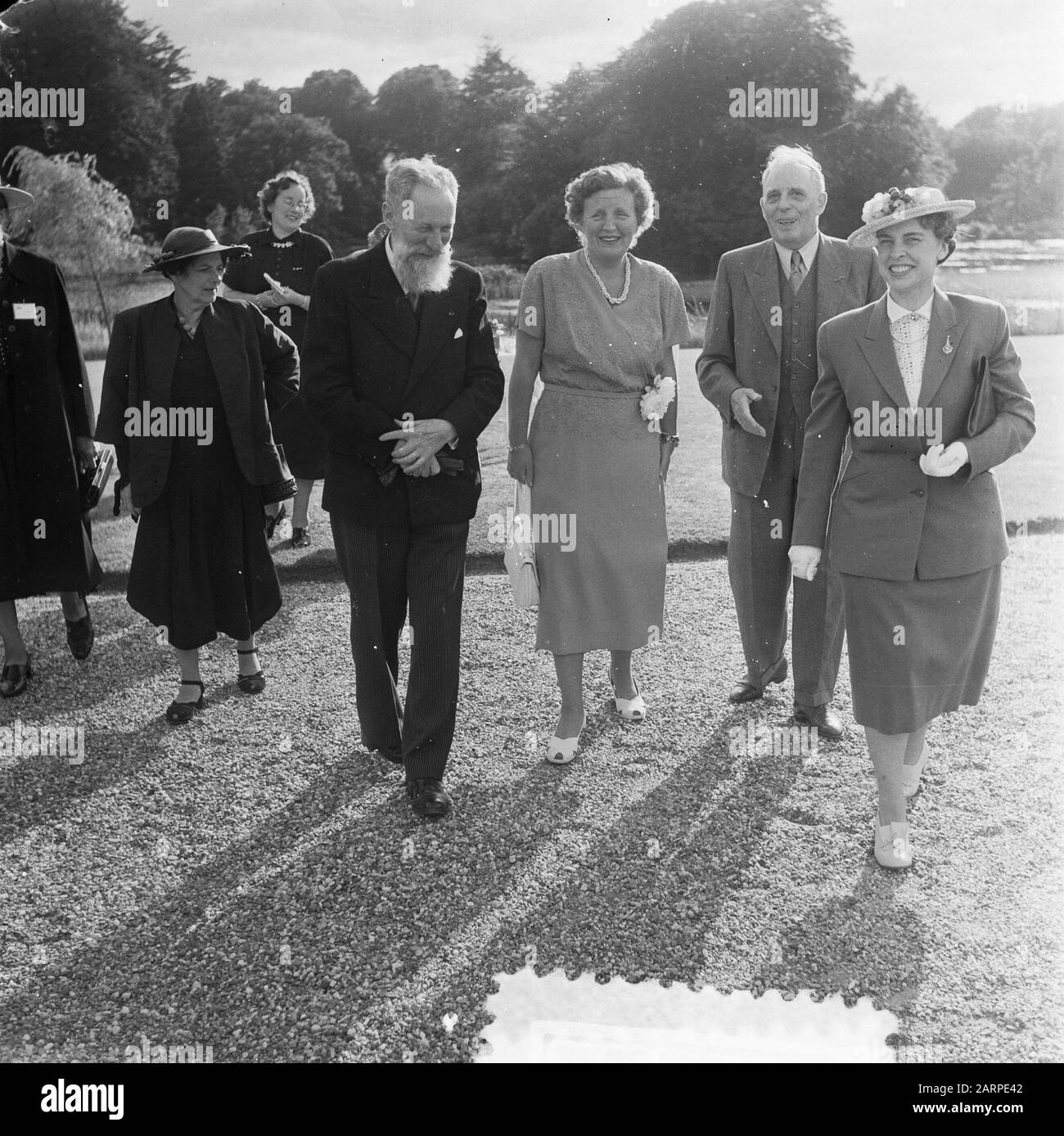 Soestdijk Mist e Museo Dir. Data: 23 luglio 1952 Località: Soestdijk, Utrecht Foto Stock