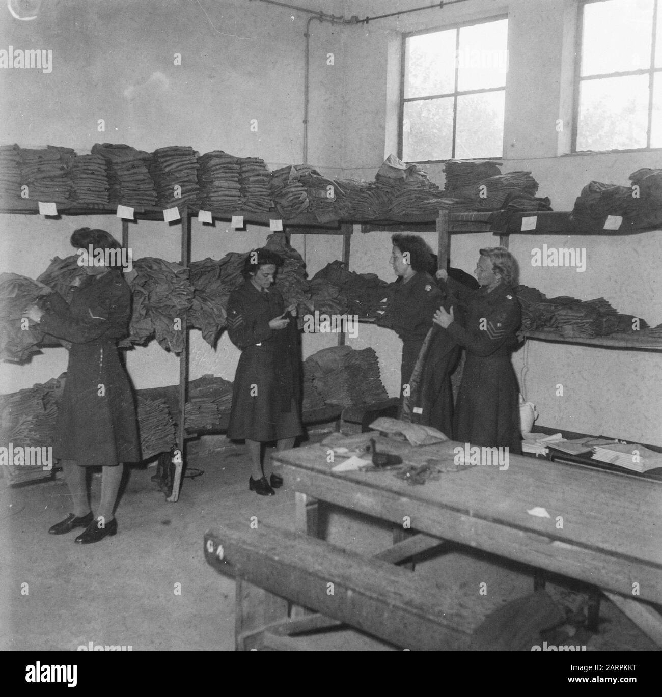 Julianakamp Kijkduin (Vhk) Tenente Vennix Data: 14 Ottobre 1948 Luogo: Den Haag, Kijkduin Nome Persona: Julianakam Foto Stock