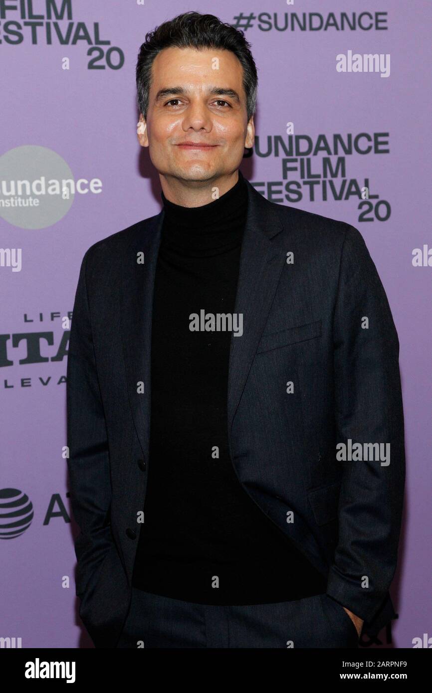 Park City, Utah, Stati Uniti. 28th Gen 2020. Wagner Moura agli arrivi di SERGIO Premiere al Sundance Film Festival 2020, Eccles Theatre Center, Park City, UT 28 gennaio 2020. Credit: Ja/Everett Collection/Alamy Live News Foto Stock