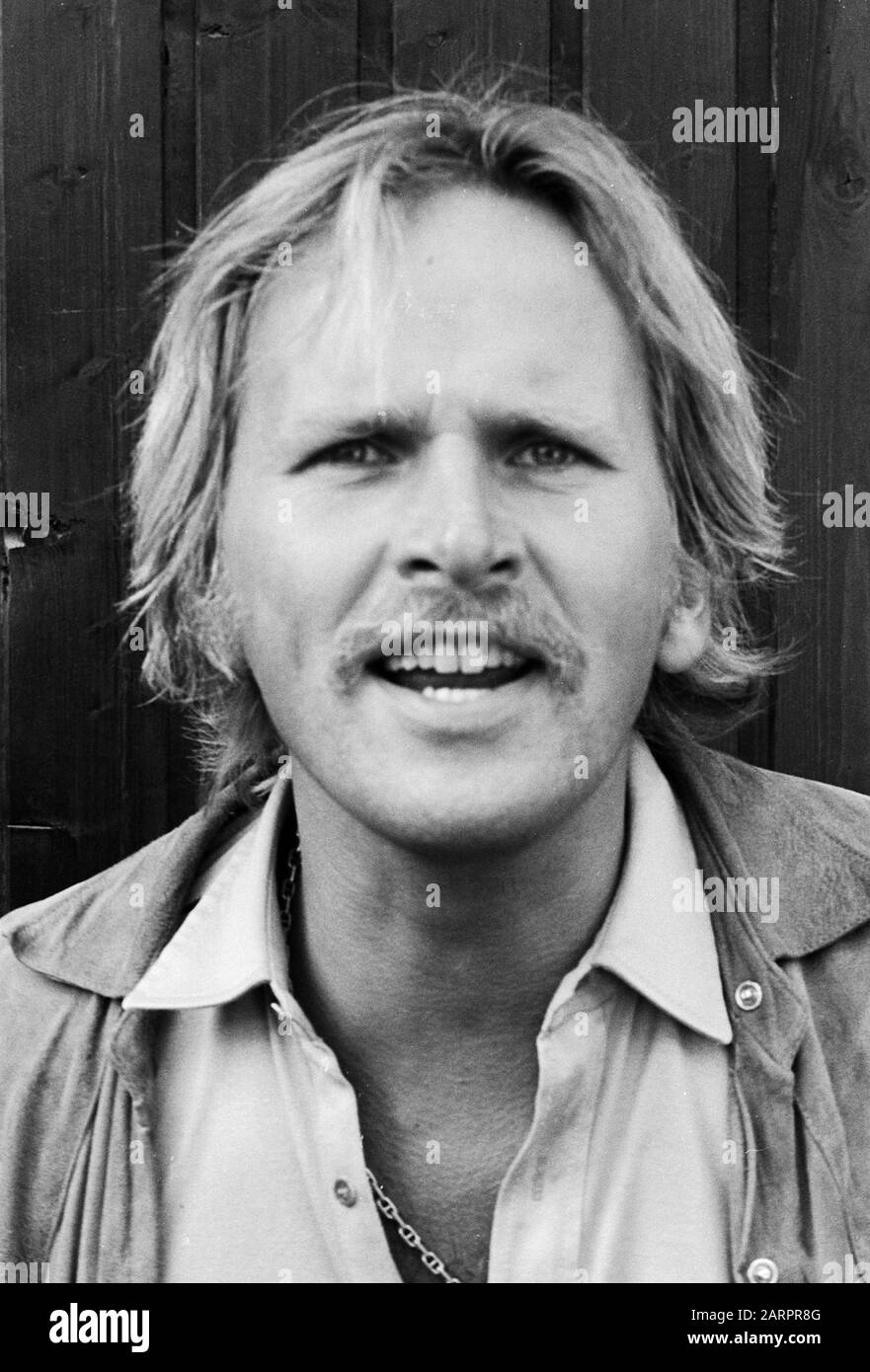 Frank Zander, deutscher Schlager- und Popmusiker, Deutschland um 1980. Schlager tedesco e cantante pop Frank Zander, Germania intorno al 1980. Foto Stock