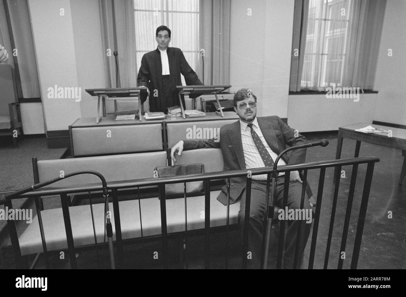 Stanza Rienk Per Giudice A Amsterdam Data: 8 Marzo 1988 Luogo: Amsterdam, Noord-Holland Parole Chiave: Cause Nome Utente: Camera Rien Foto Stock