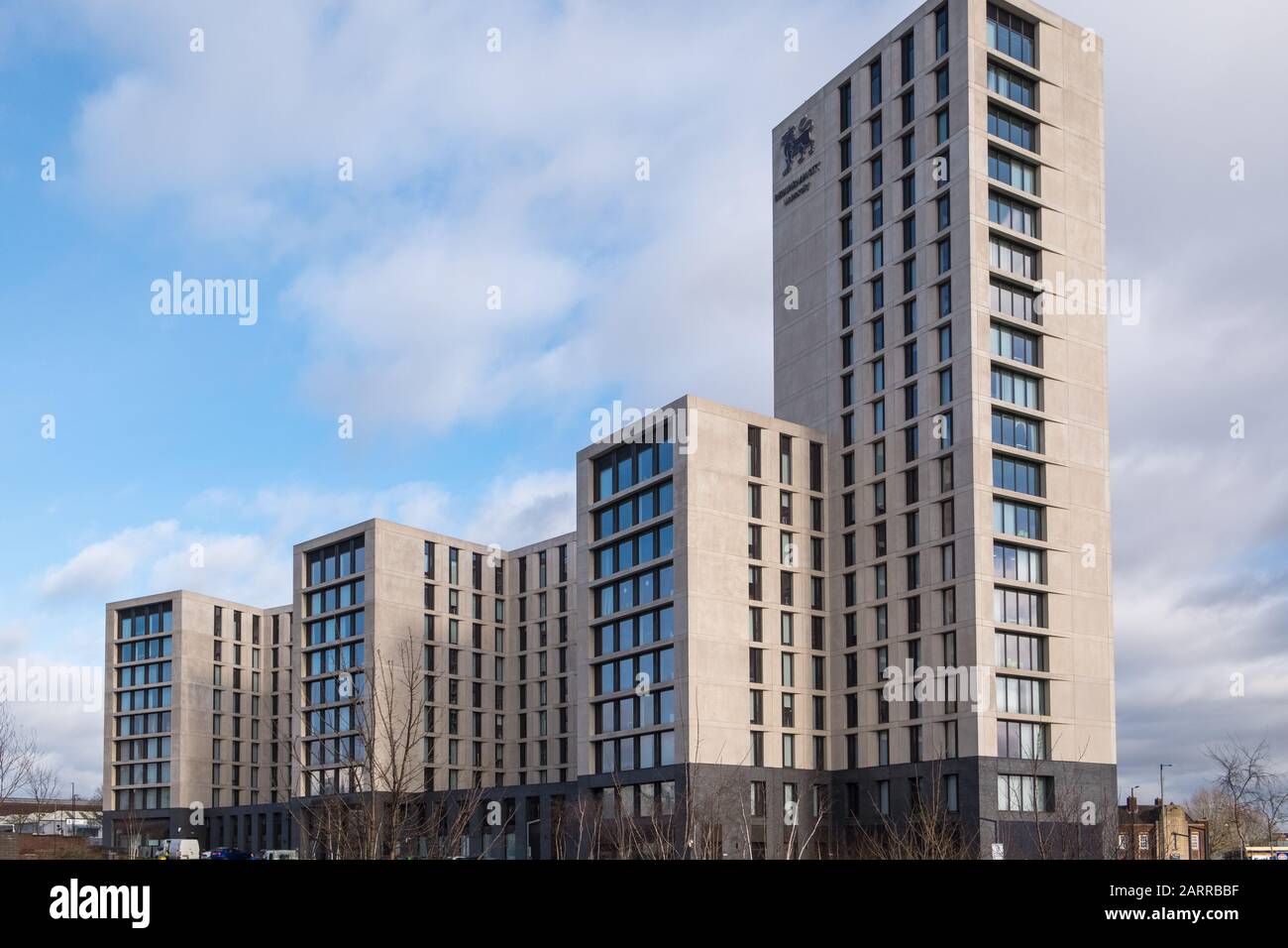 L'University Locks, un blocco di alloggi per studenti Unite presso la Birmingham City University di Eastside, Birmingham Foto Stock