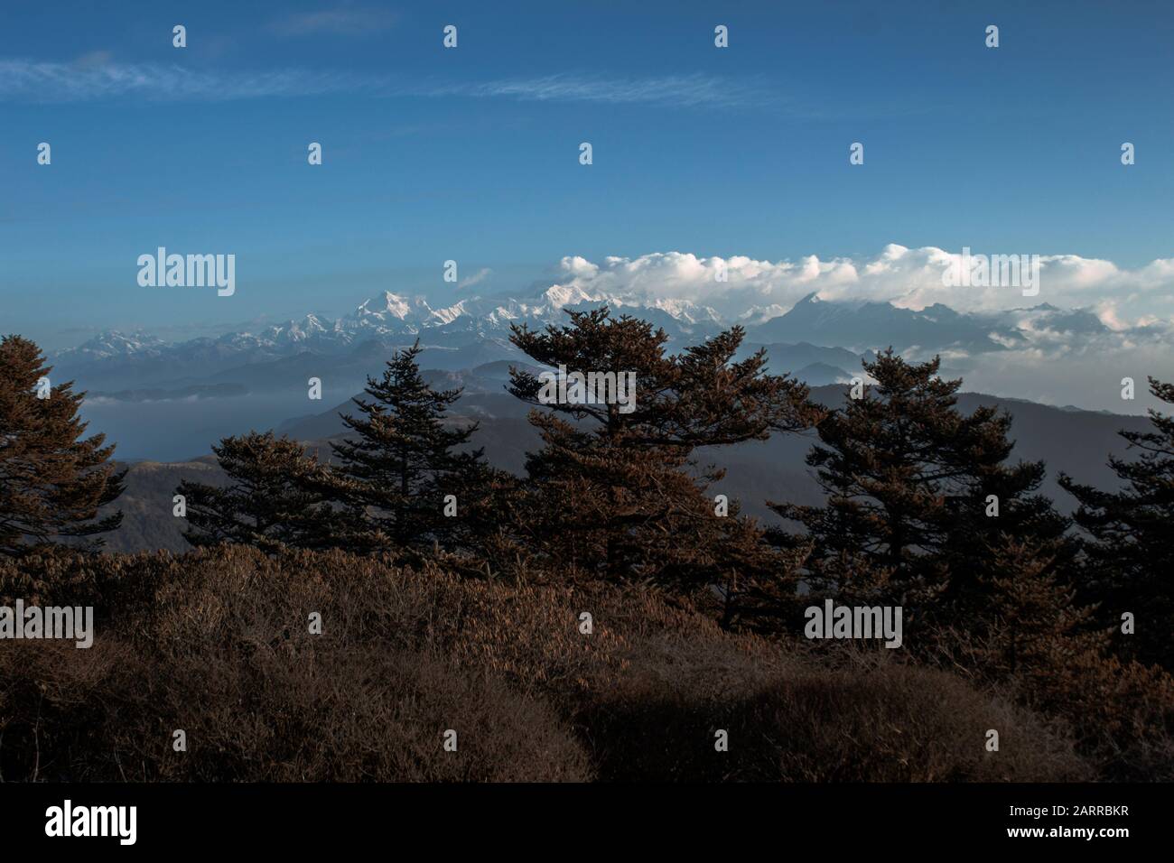 kanchenjunga Foto Stock
