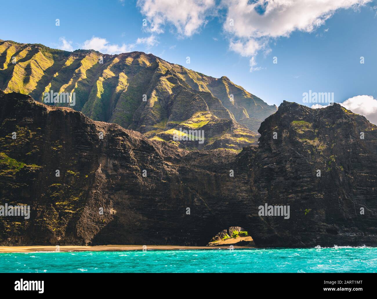 Na Pali Costa Kauai Foto Stock