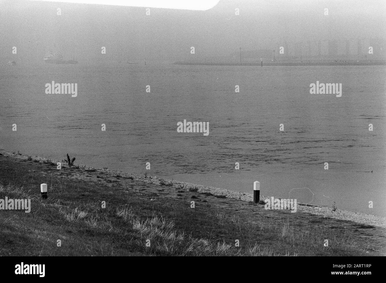 Smog In Rijnmond Area Data: 30 Settembre 1971 Foto Stock