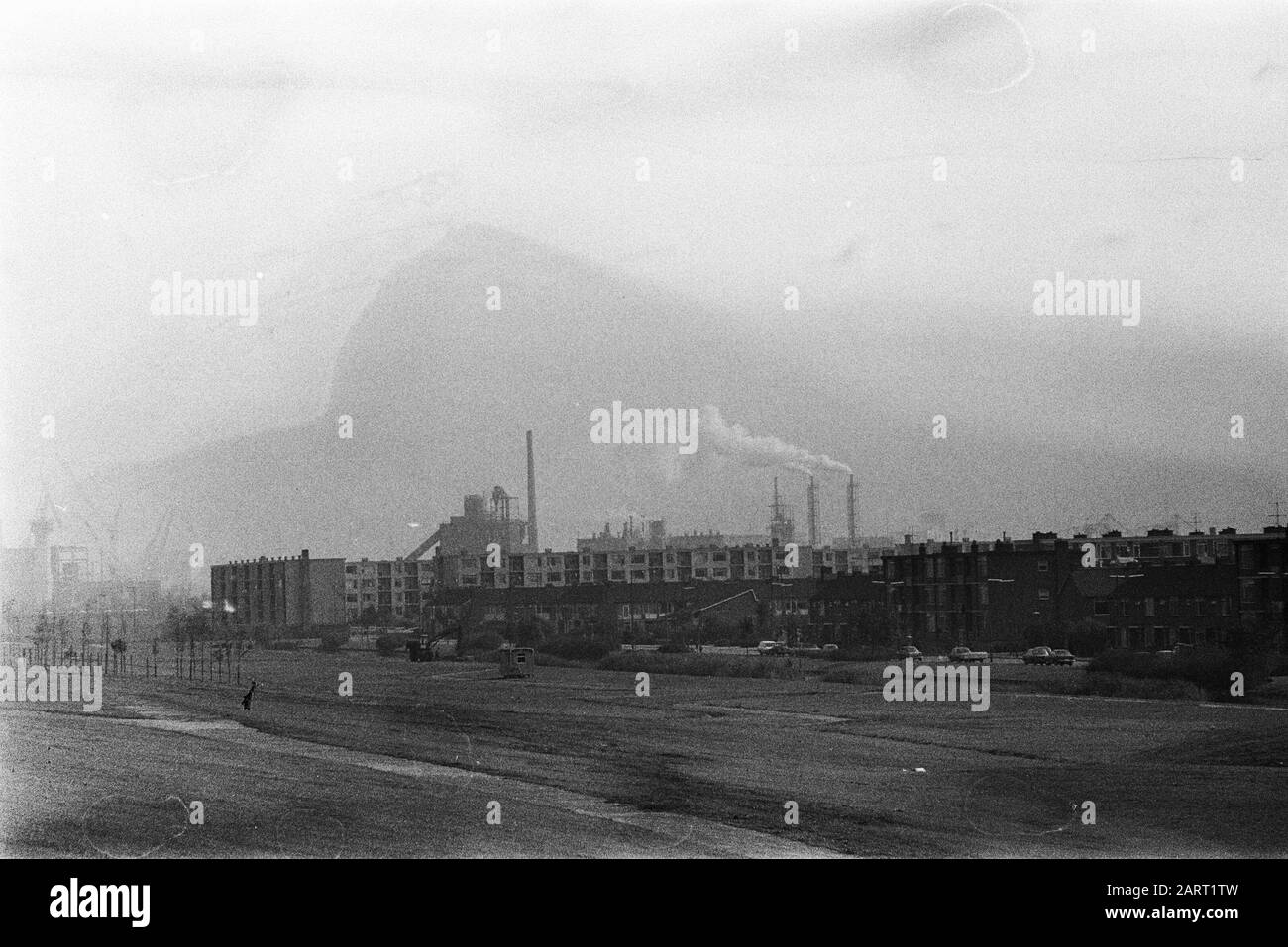 Smog In Rijnmond Area Data: 30 Settembre 1971 Foto Stock