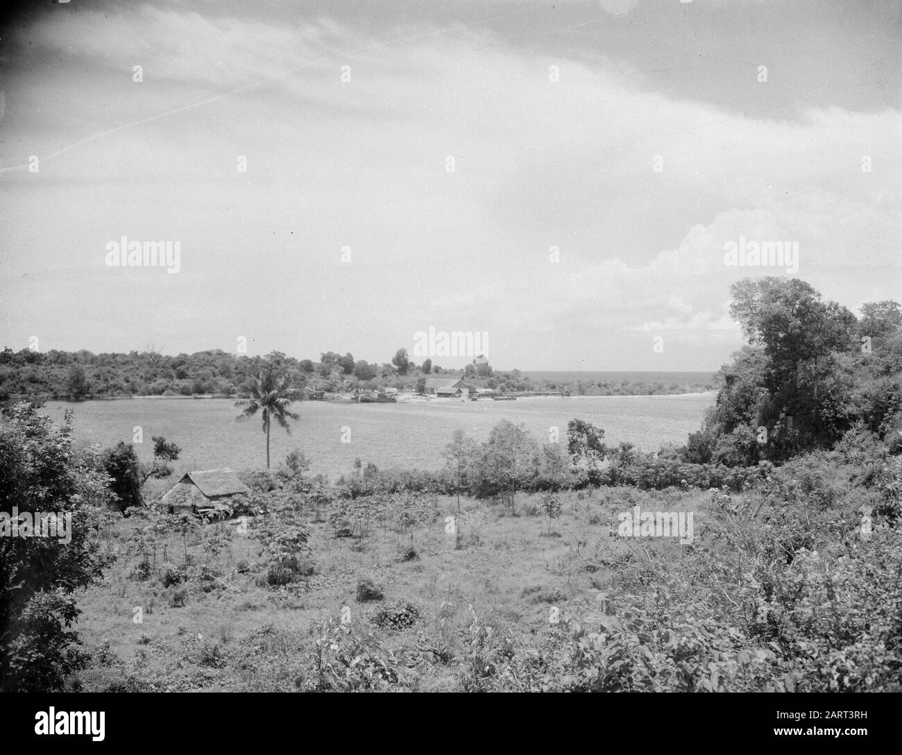 Foto Della Natura Sumbawa: The Bay Of Badas Data: Febbraio 1948 Luogo: Indonesia, Indie Orientali Olandesi, Sumbawa Foto Stock