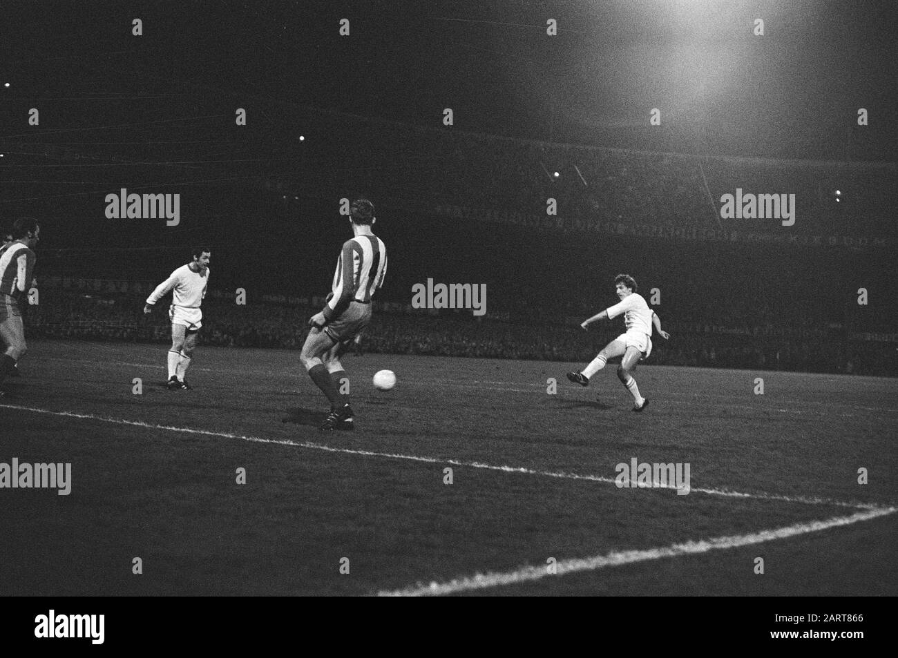Sparta Contro Bayern München 1-3 Data: 9 Dicembre 1970 Luogo: Rotterdam, South-Holland Parole Chiave: Sport, Calcio Nome Istituto: Sparta Foto Stock