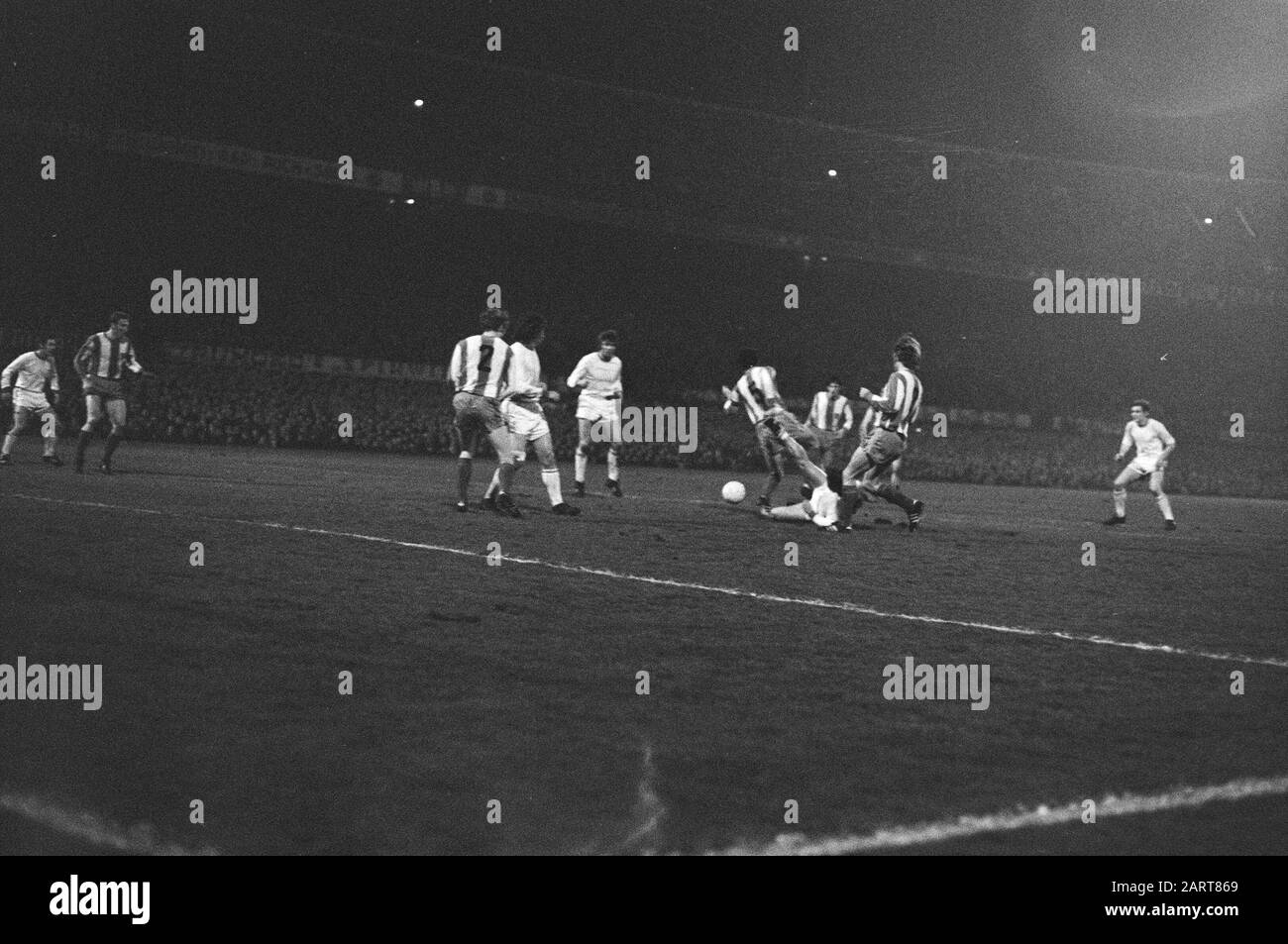 Sparta Contro Bayern München 1-3 Data: 9 Dicembre 1970 Luogo: Rotterdam, South-Holland Parole Chiave: Sport, Calcio Nome Istituto: Sparta Foto Stock