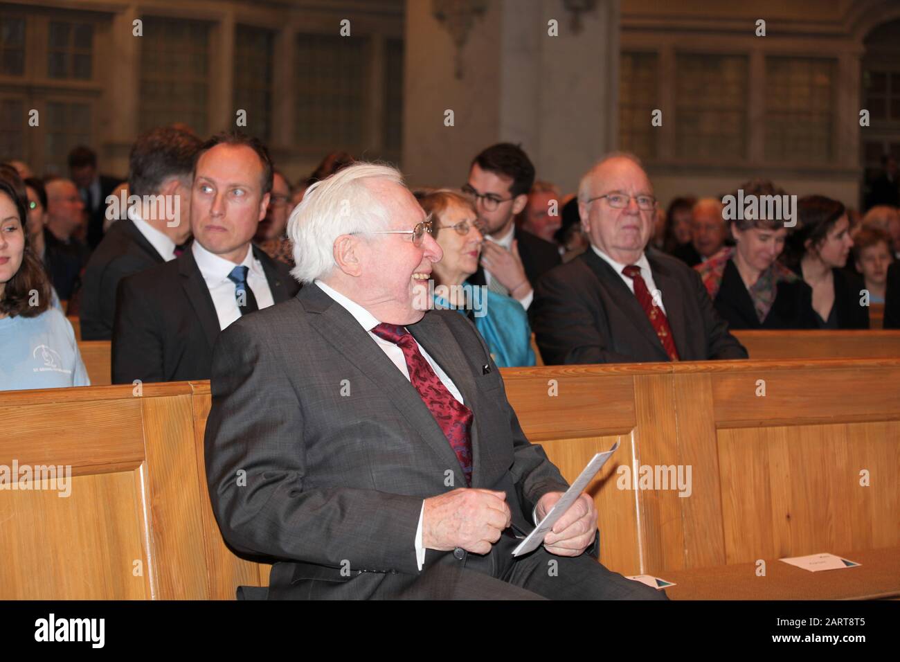 Hans-Jochen Vogel bei der Festveranstaltung '30 Jahre Friedliche Revolution und Neugründung des Freistaates Sachsen - 90 Jahre Kurt Biedenkopf' in Foto Stock