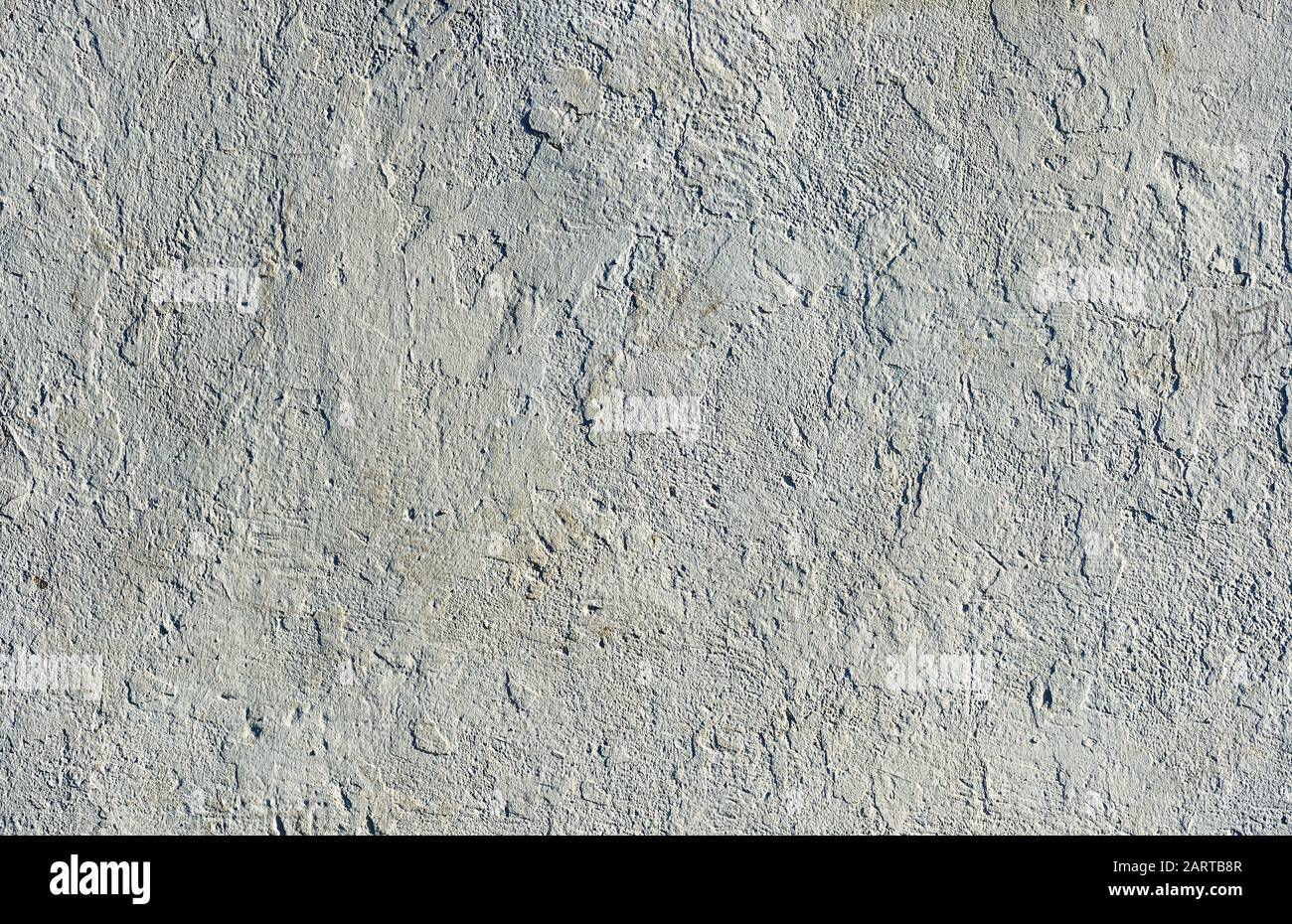 materiale bianco ruvido e duro in luce naturale Foto Stock