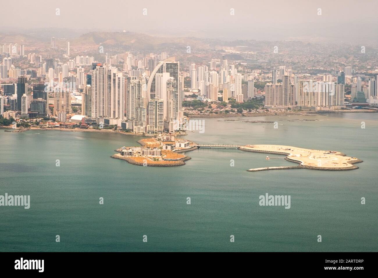 Vie aeree di Panama City Foto Stock