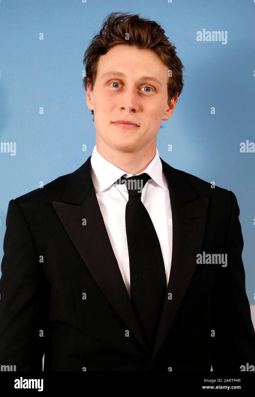 George MacKay partecipa all'evento di successo del Newport Beach Film Festival nel Regno Unito, tenutosi a Londra, nel Regno Unito. Foto Stock