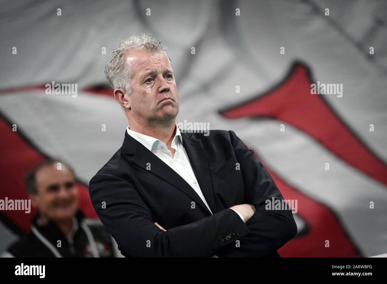 Perugia, Italy, 29 Jan 2020, heynen Vital (coach sir safety conad perugia) durante Sir Sicoma Monini Perugia vs Tours VB - Volleybal Champions League Men Championship - Credit: LPS/Loris Cerquiglini/Alamy Live News Foto Stock