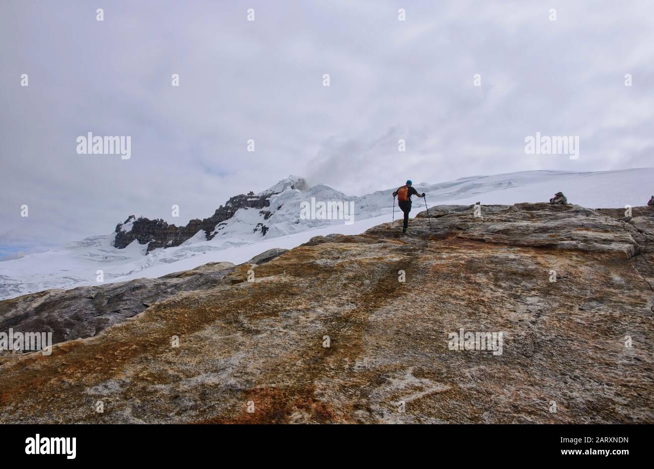 Trekking Al Parco Nazionale Di El Cocuy, Boyaca, Colombia Foto Stock