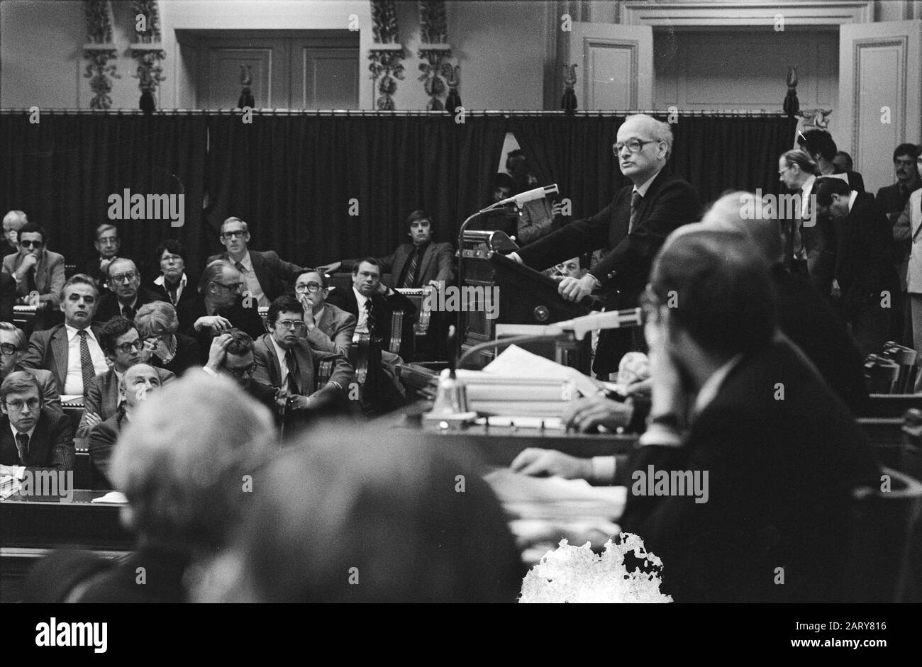 Seconda Camera, CPN-er Wolff (r) chiede all'Aula di discussione urgente Data: 7 novembre 1978 Parole Chiave: Politica Foto Stock