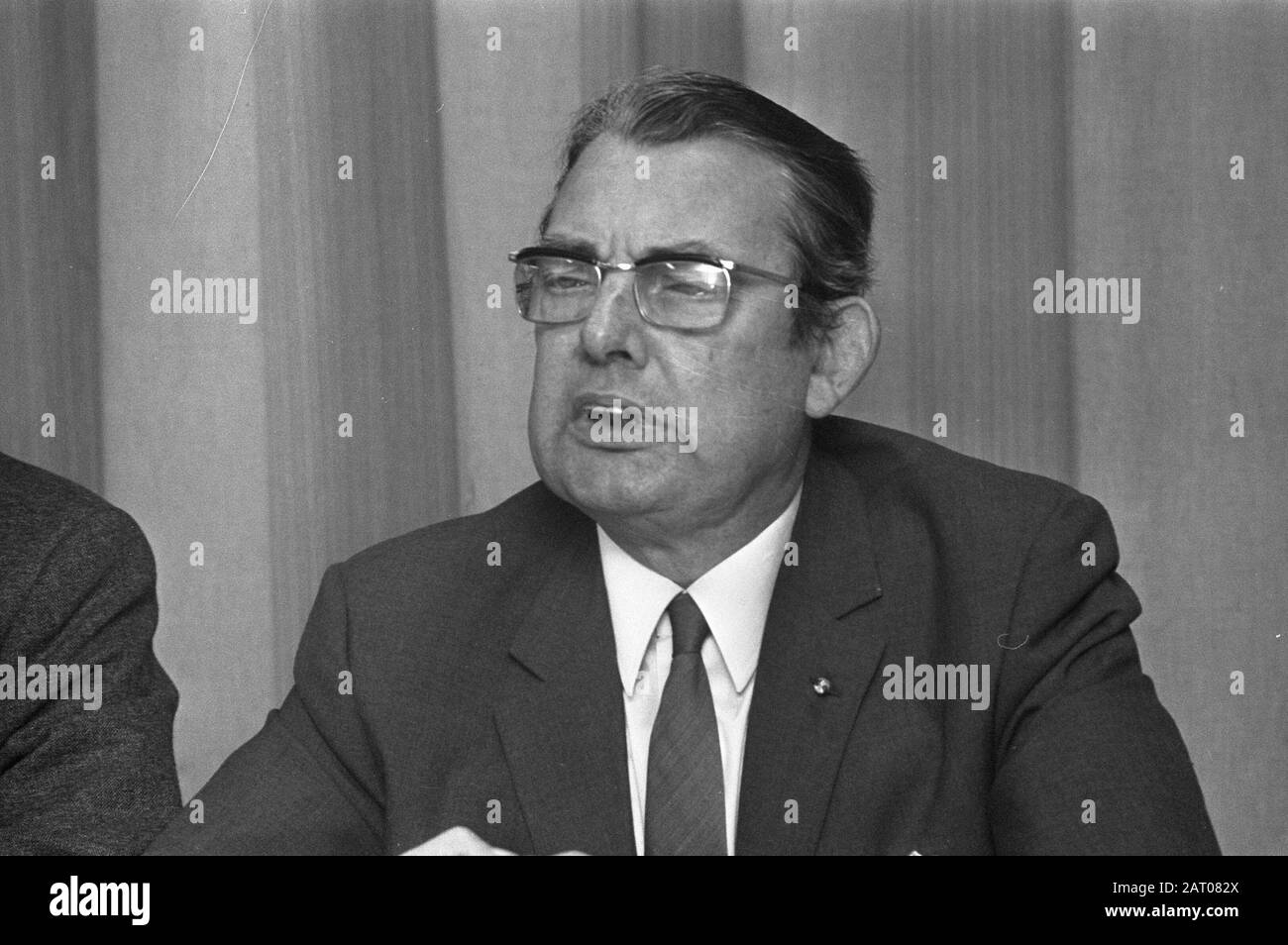 Dr. J. M. Beijerman, ispettore medico della salute a Noord-Brabant (kop) Data: 25 ottobre 1972 luogo: Noord-Brabant Foto Stock