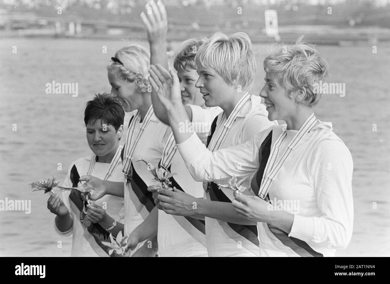 European Women'S Rowing Championships 1966, East German Otto Data: 27 Agosto 1966 Parole Chiave: Canottaggio, Campionati Foto Stock