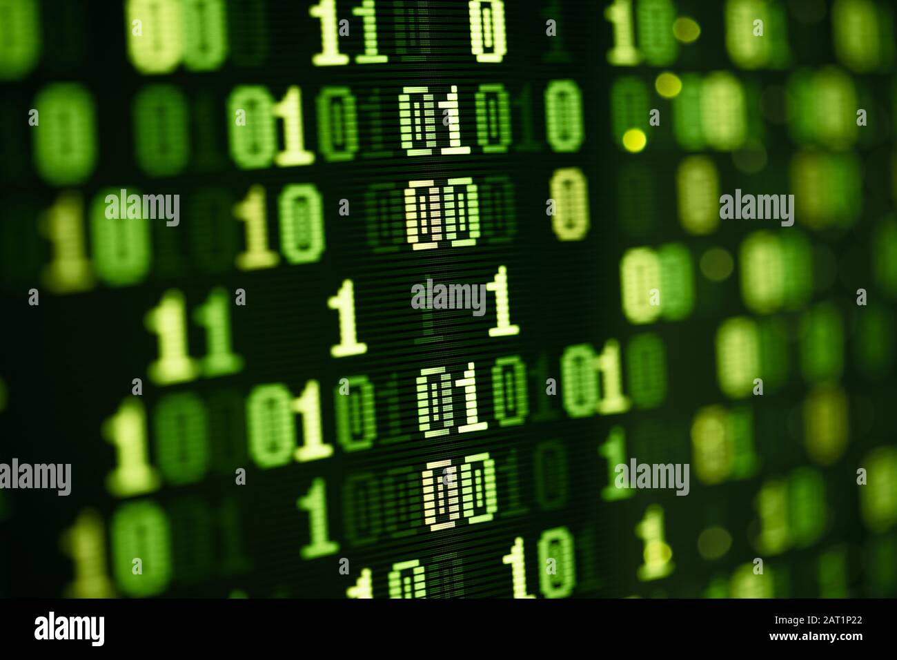immagine della tecnologia abstract dei dati di computer binari Foto Stock