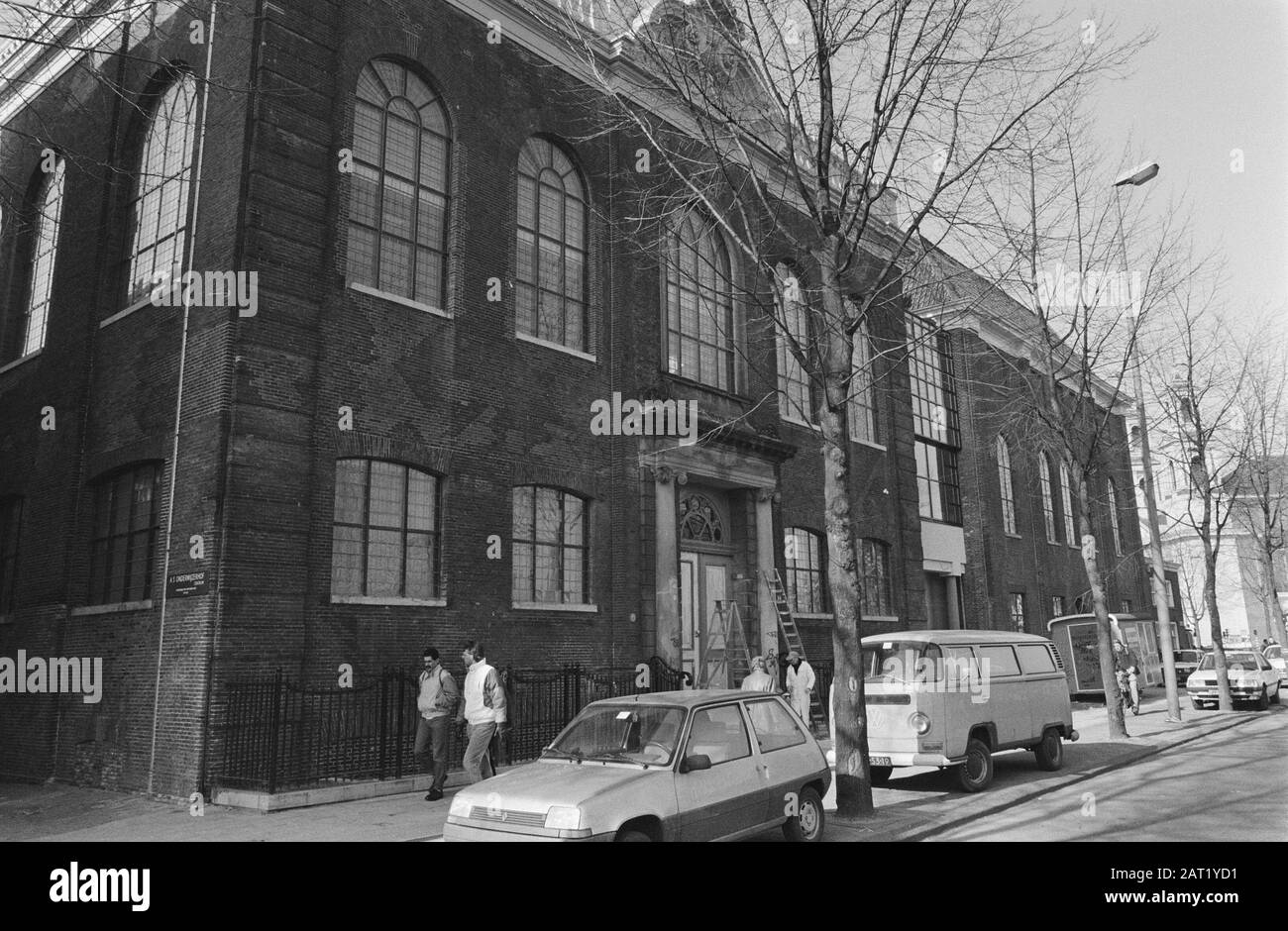 Esterno Museo storico Ebraico ad Amsterdam, che apre il 3 Maggio Data: 24 Febbraio 1987 Località: Amsterdam, Noord-Holland Parole Chiave: Esterno, musei Foto Stock