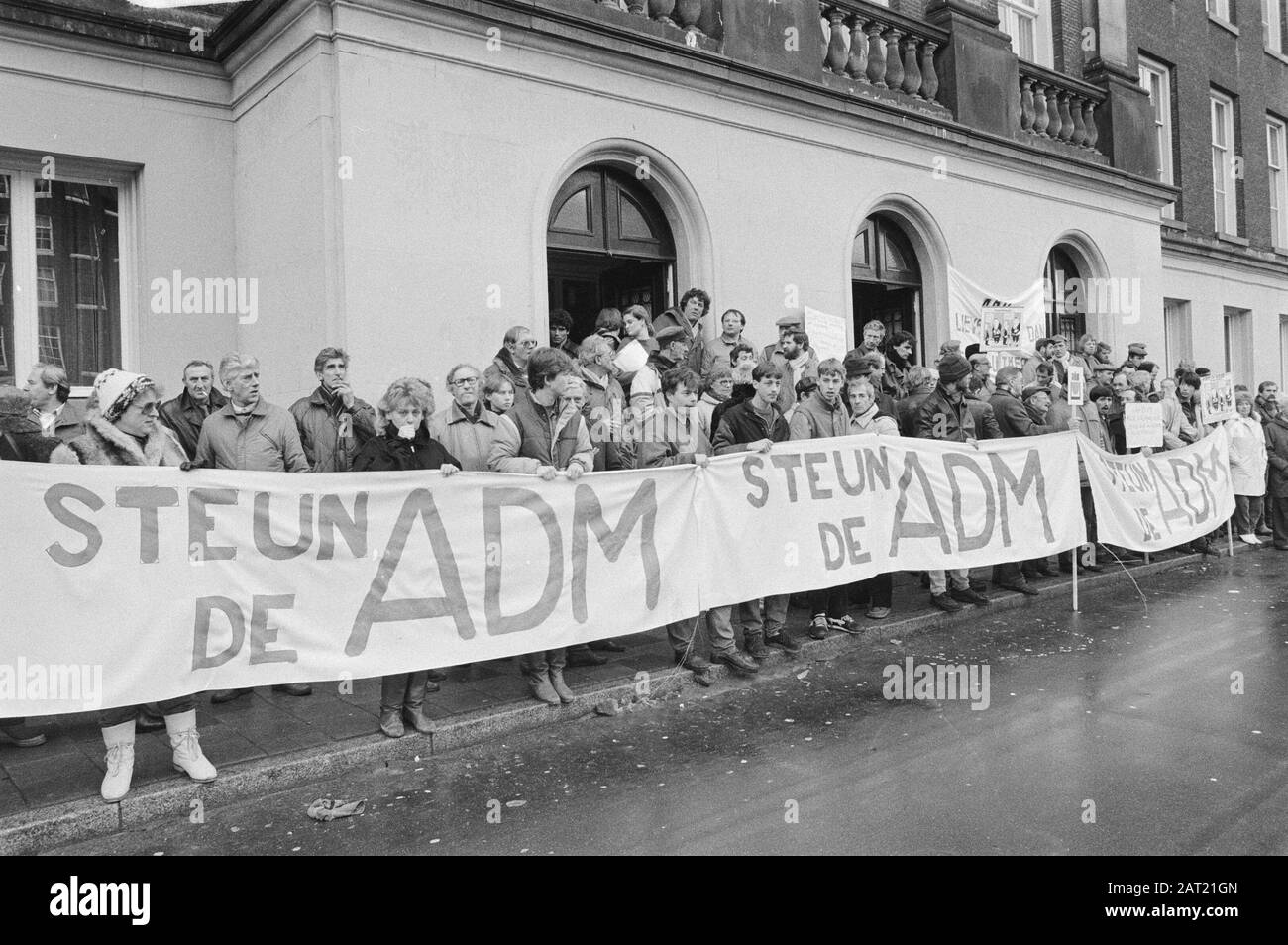 Domanda di insolvenza dell'ADM dinanzi al Tribunale di Amsterdam Data: 22 gennaio 1985 Nome dell'istituzione: ADM Foto Stock