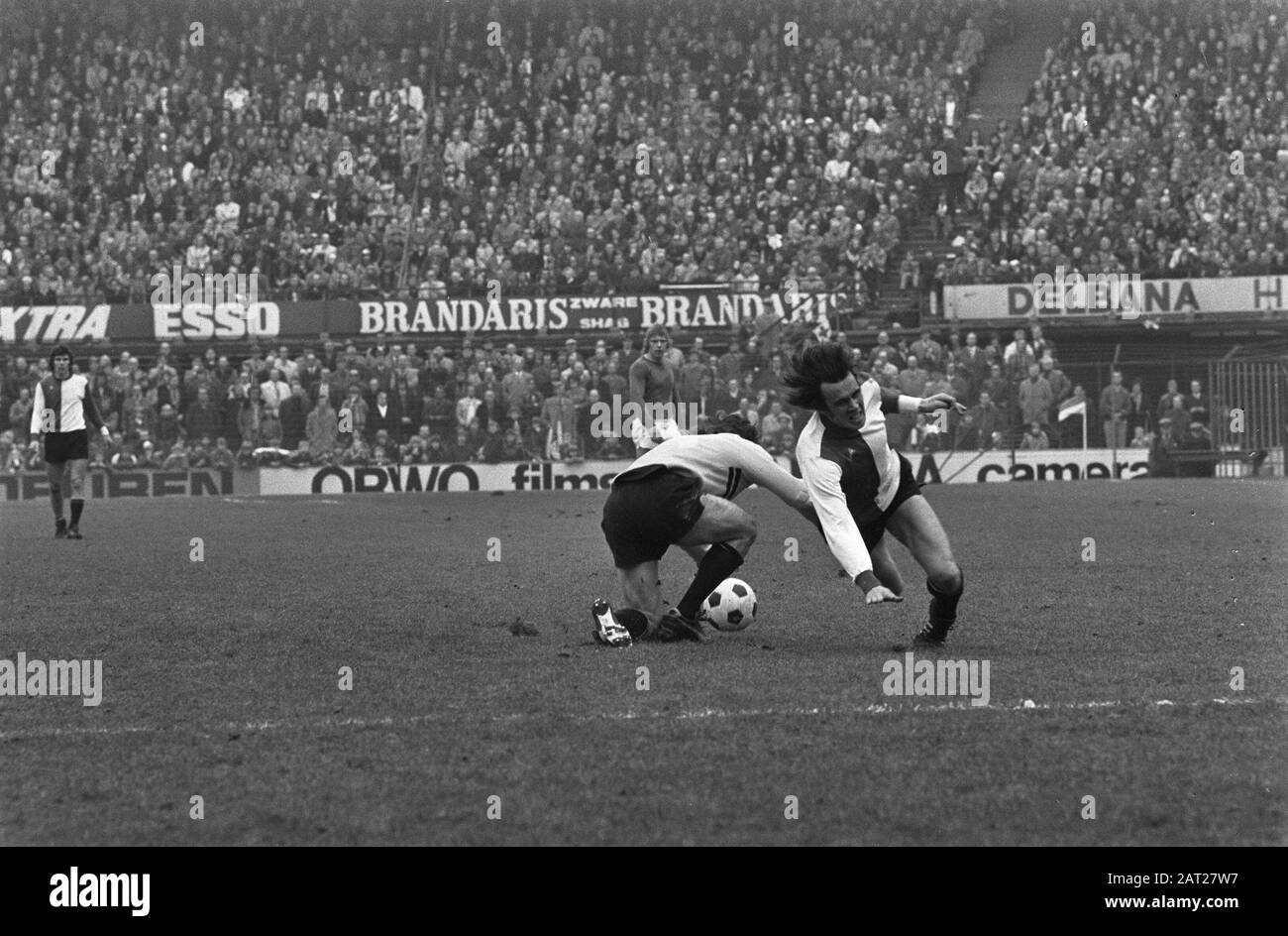 Feyenoord contro Telstar 1-0, momenti di gioco Data: 24 marzo 1974 Parole Chiave: Sport, calcio Nome dell'istituto: Feyenoord Foto Stock