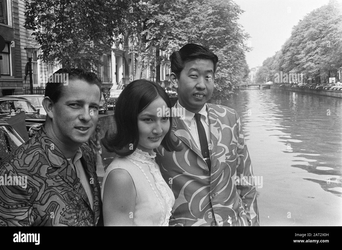 Ritratti di gruppo Data: 20 agosto 1968 Parole Chiave: Ritratti di gruppo Nome istituto: Parool, The Foto Stock