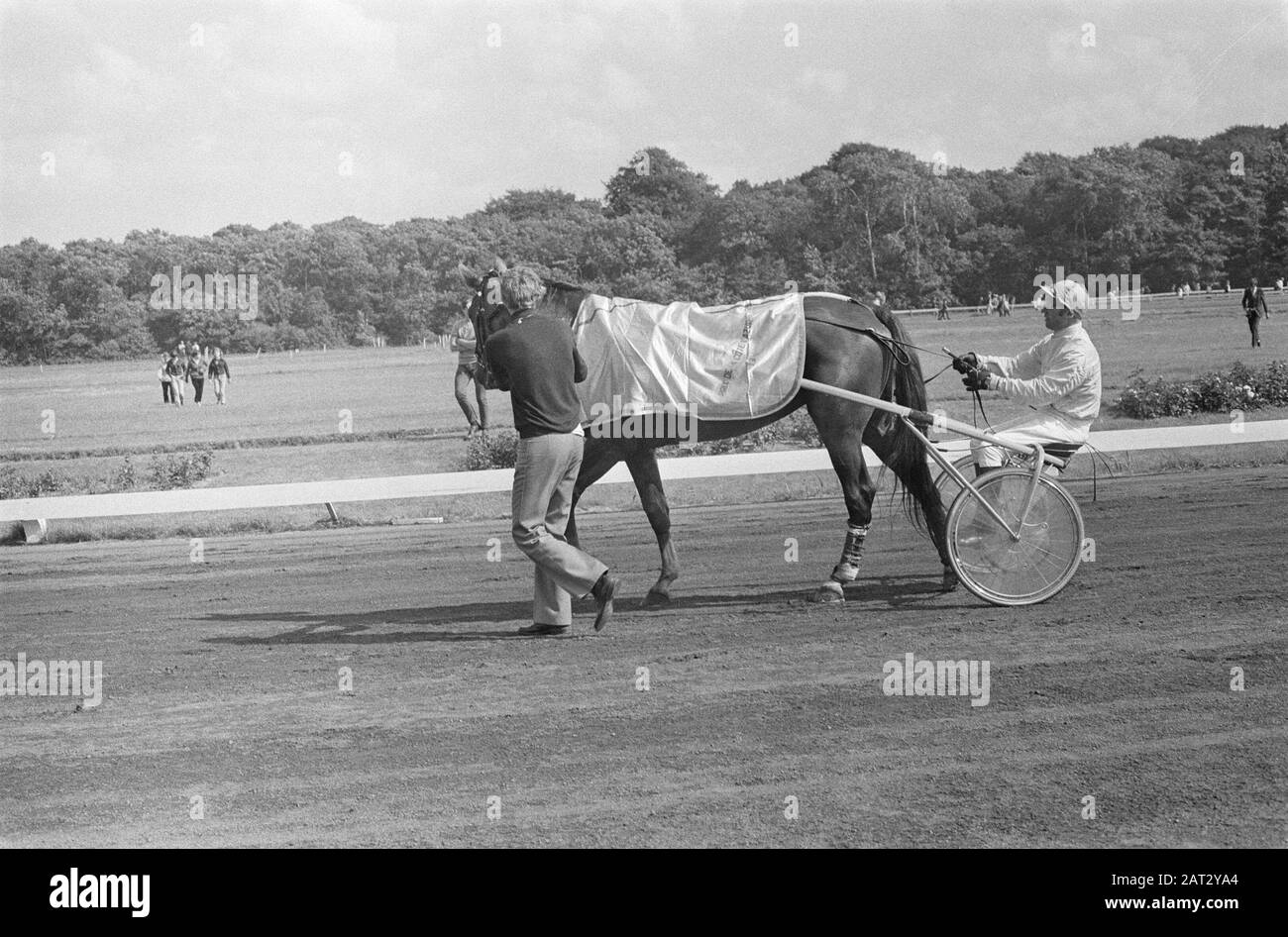 Grand Prix der Low Countries on Duindigt Data: 27 giugno 1971 Parole Chiave: Trotting Institution name: Duindigt Foto Stock